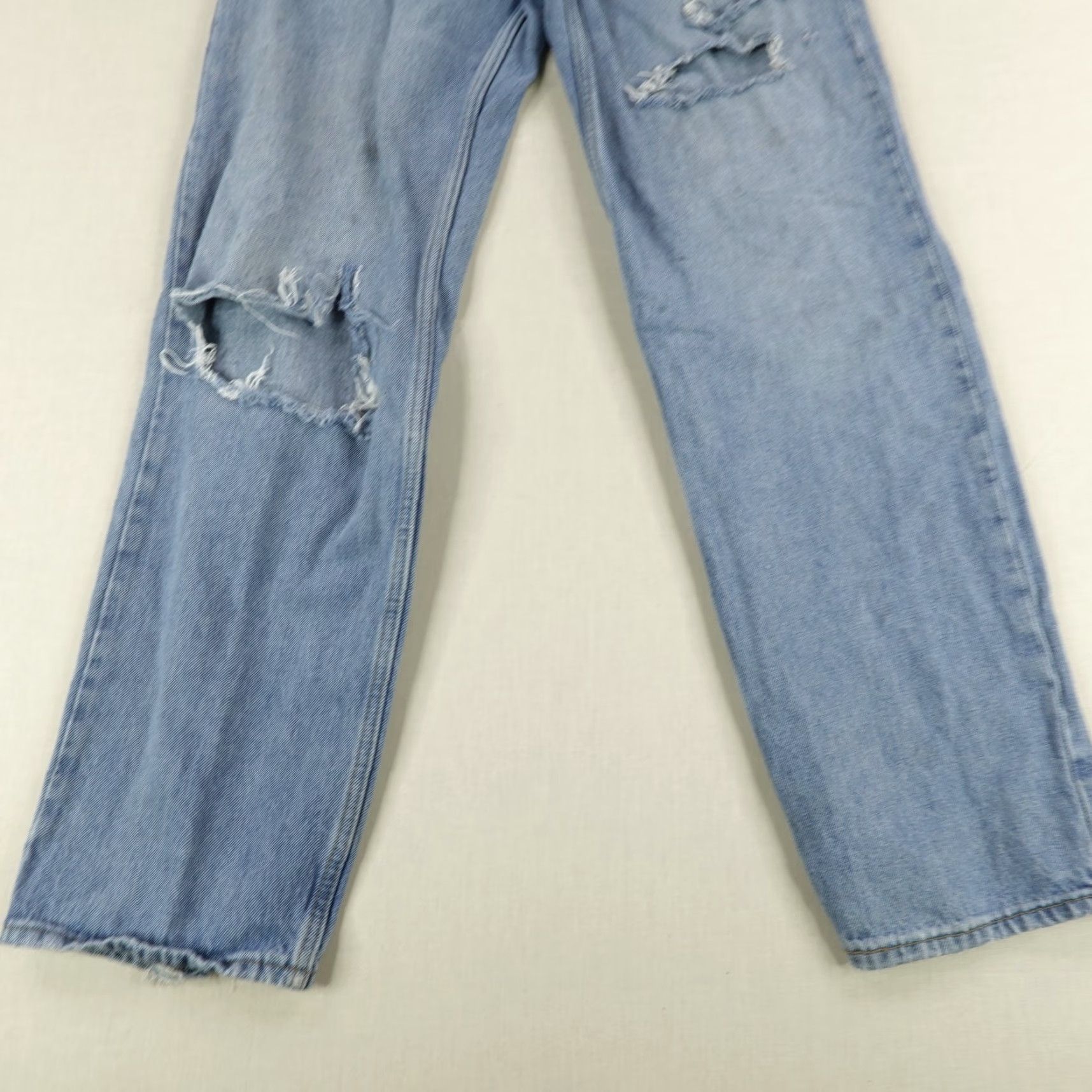 Levi's VINTAGE Levi's Jeans Womens 28 Blue Denim Silvertab 94 Baggy Distressed Grunge Faded Jeans Size 28" / US 6 / IT 42 - 3 Thumbnail