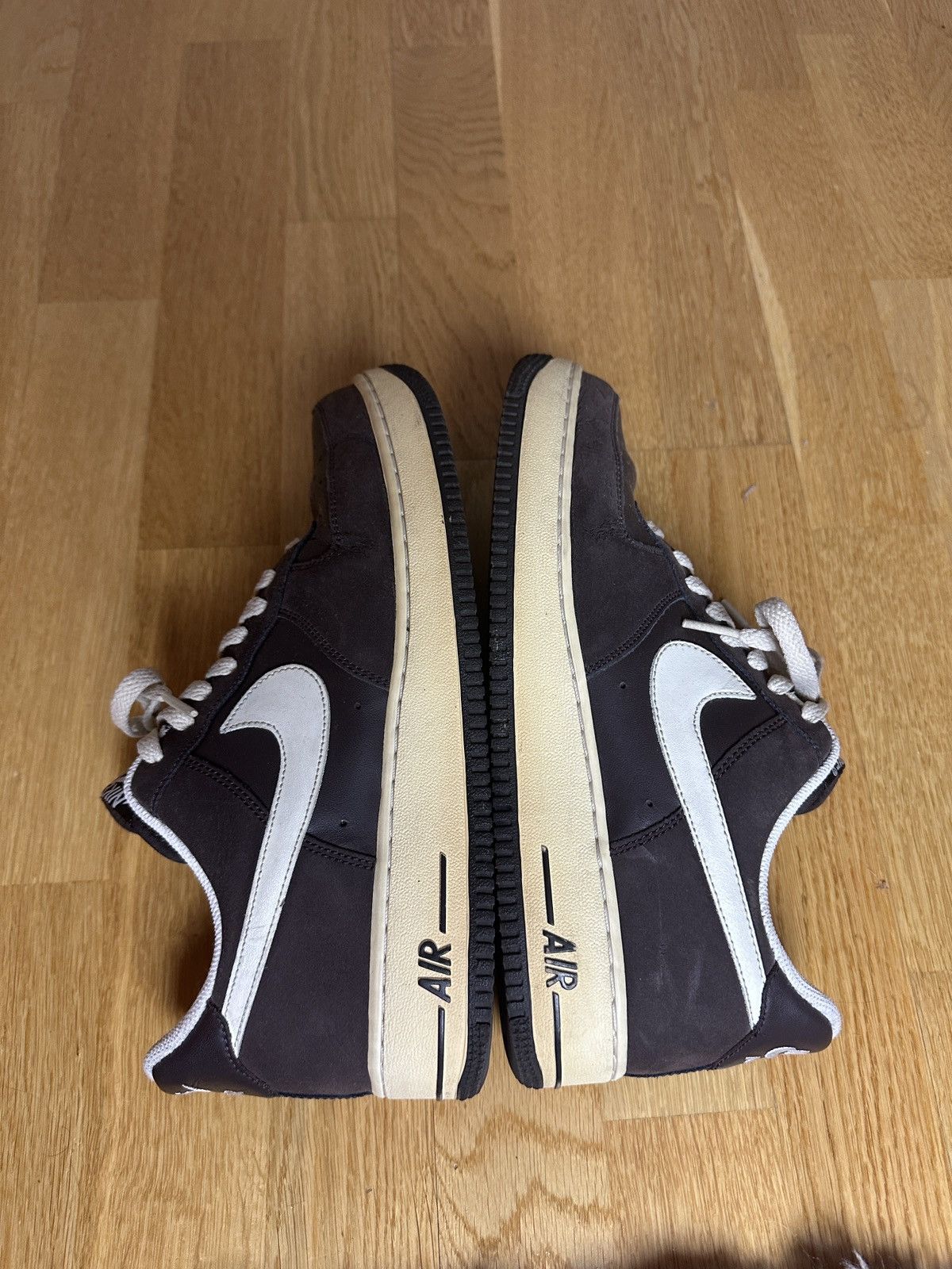 Nike × Vintage Brown suede NIKE Airforce Size US 9.5 / EU 42-43 - 4 Thumbnail