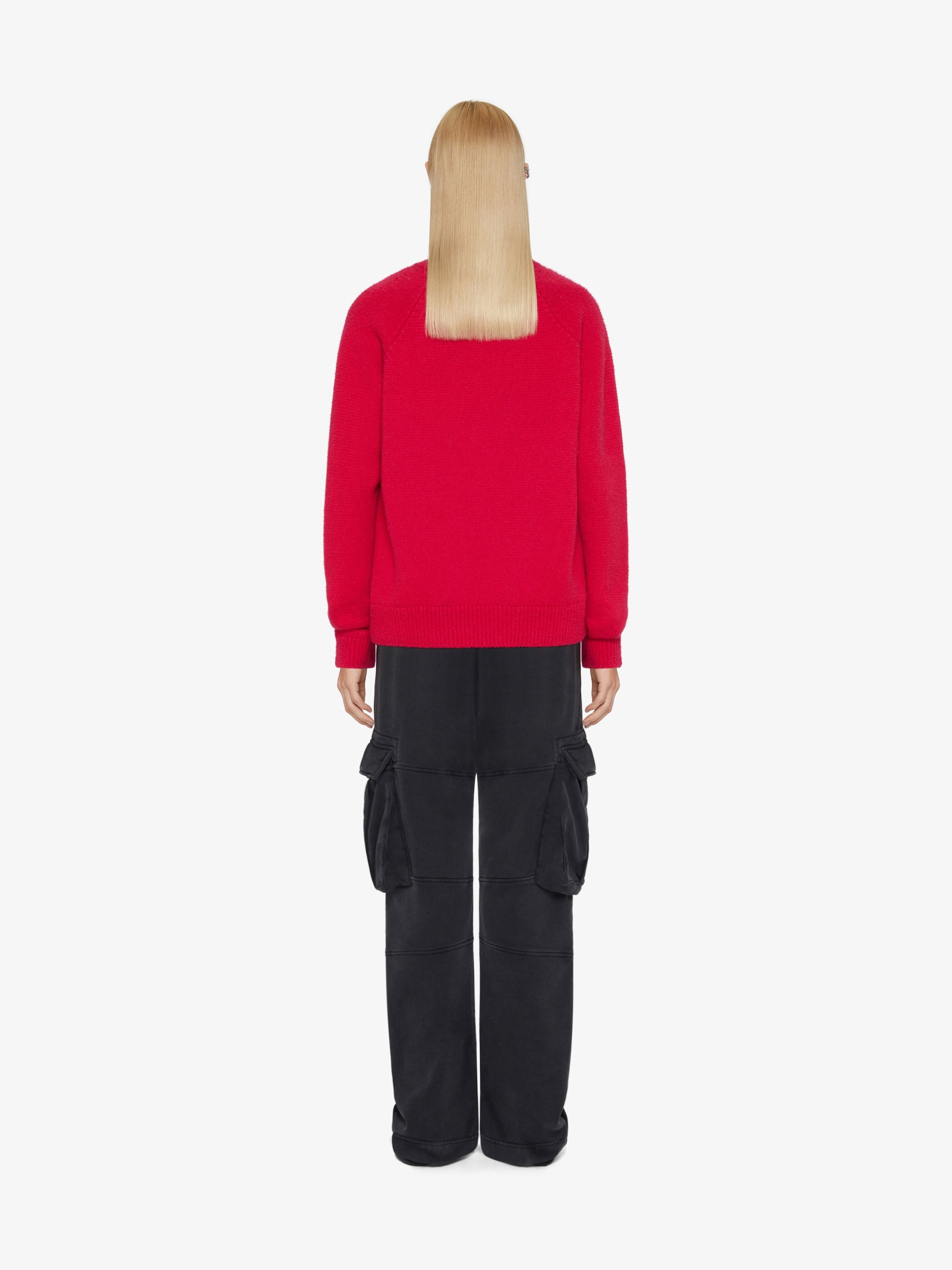 Givenchy o1srvl11e0225 4G Sweater in Red Size L / US 10 / IT 46 - 4 Thumbnail