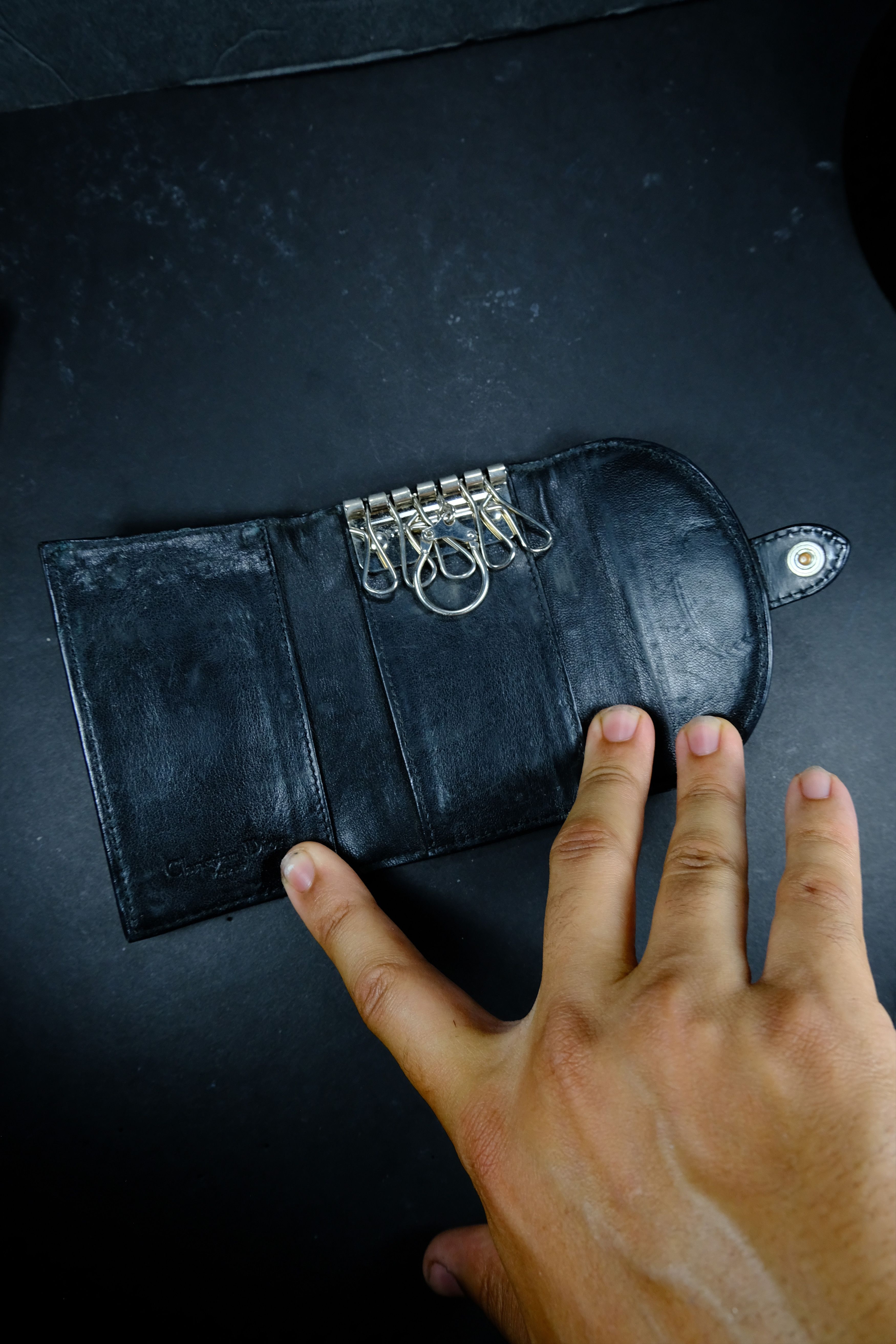 Dior Trotter Black Card/Key Holder Size ONE SIZE - 4 Thumbnail