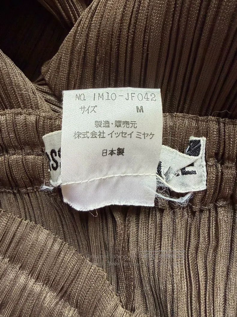Issey Miyake Issey Miyake Coffee Brown Pleated Trousers Size 25" / US 0 / IT 36 - 8 Thumbnail