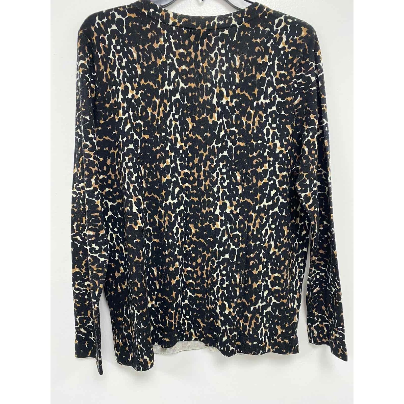 Robert Talbott Talbots Women Merino Wool Elbow Sleeve Sweat Size 1X A000611 Size XXL / US 16-18 / IT 52-54 - 2 Thumbnail