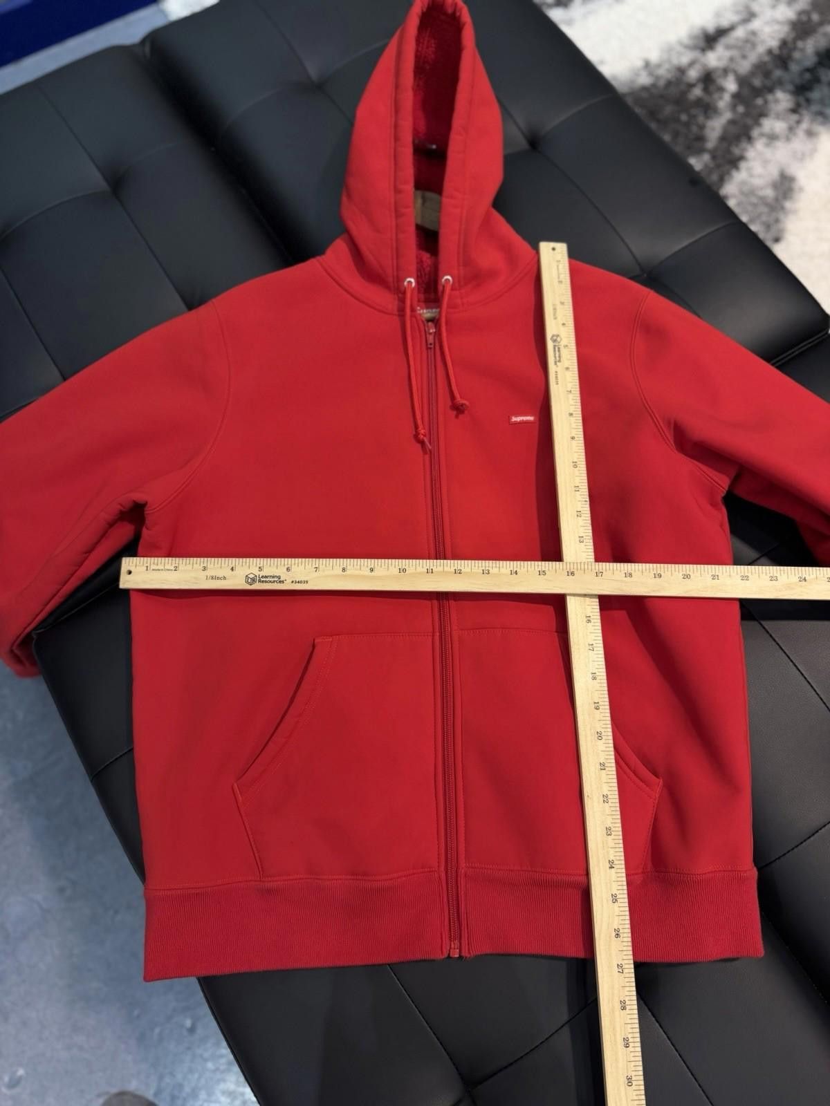 Supreme SUPREME Gore Windstopper Zip Up Sweatshirt RED Medium 2019 Size US M / EU 48-50 / 2 - 7 Thumbnail