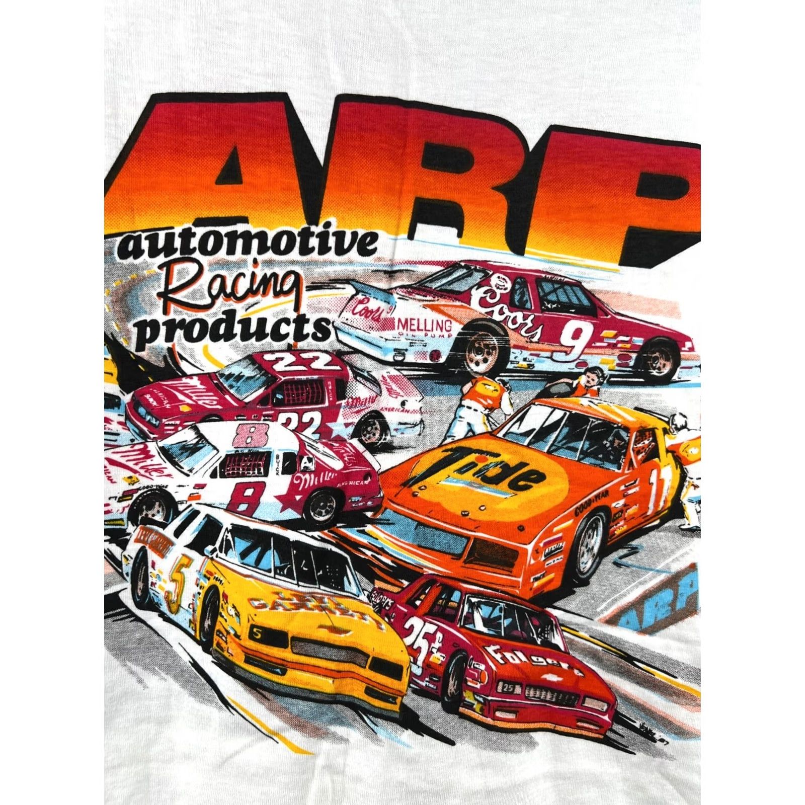 Vintage VINTAGE ARP Racing Car T Shirt Adult M White Mens 1980s Size US M / EU 48-50 / 2 - 8 Thumbnail