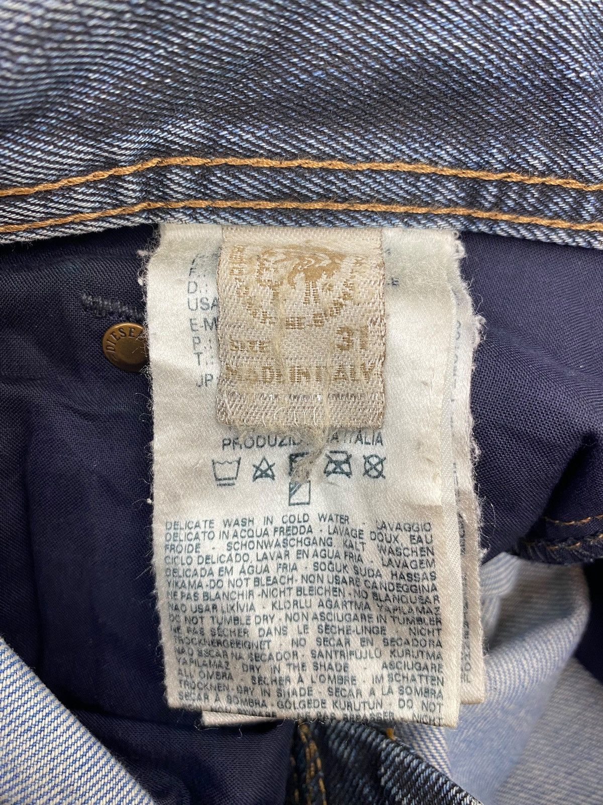 Diesel Diesel Darron Grunge Faded Ripped Style Jeans Size US 34 / EU 50 - 15 Thumbnail