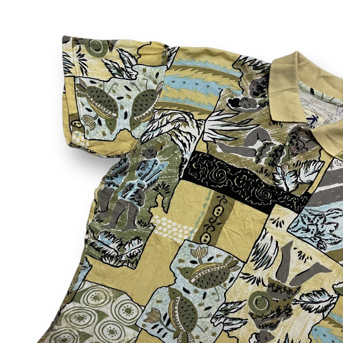 Hai Sporting Gear VTG HAI SPORTING GEAR BYISSEY MIYAKE SHORT SLEEVE BUTTON UP Size US M / EU 48-50 / 2 - 2 Thumbnail