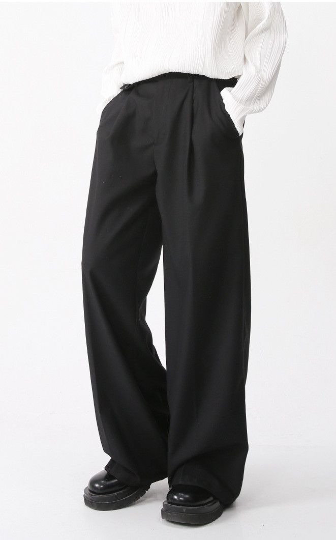 Japanese Brand Casual loose straight retro suit trousers Size US 32 / EU 48 - 2 Thumbnail
