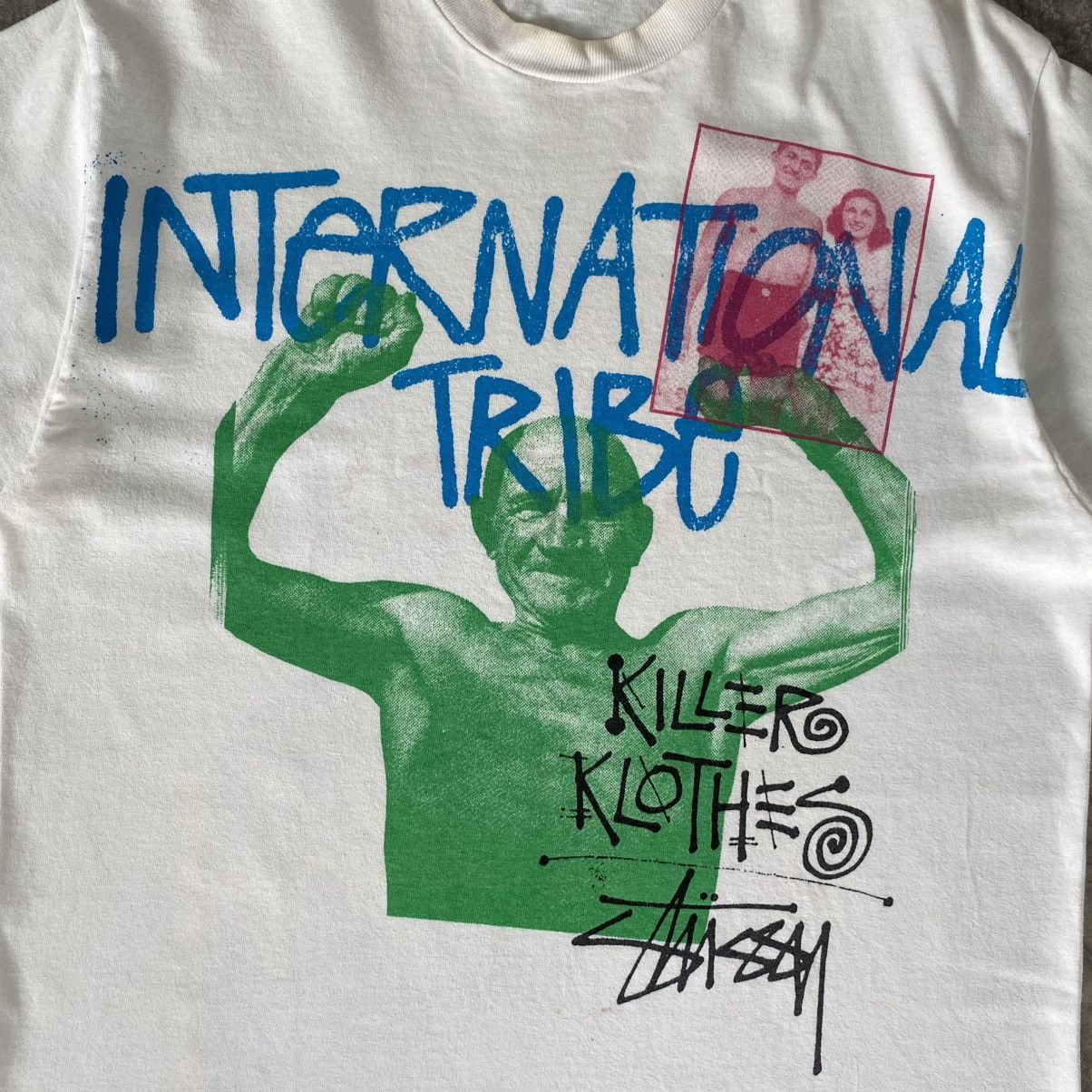 Stussy Vintage Y2K 00’s Stussy International Tribe Graphic Tee Size US M / EU 48-50 / 2 - 3 Thumbnail