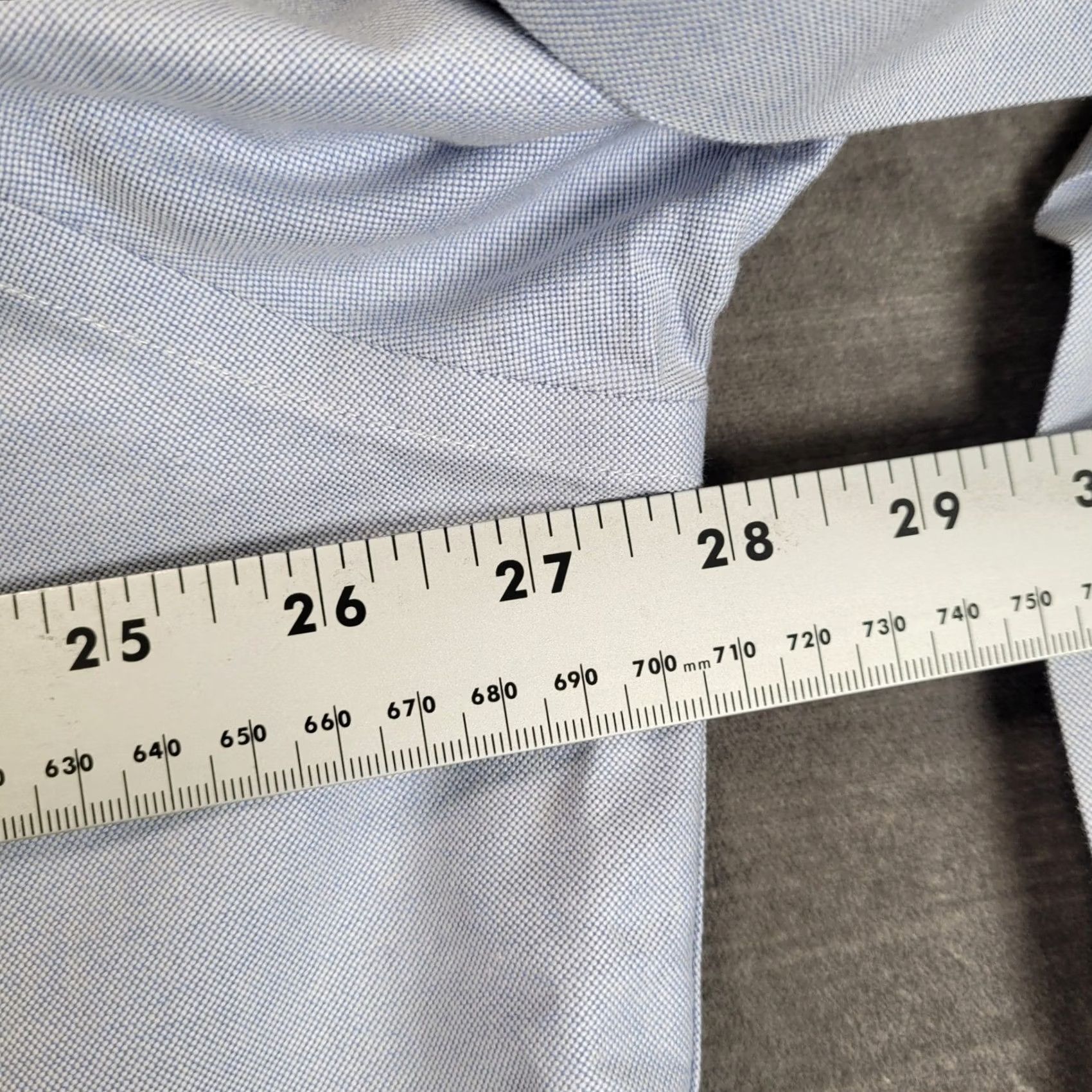 Vintage LL Bean Mens Wrinkle Free Traditional Fit Oxford Shirt Blue 18 36 Size US XXL / EU 58 / 5 - 5 Thumbnail