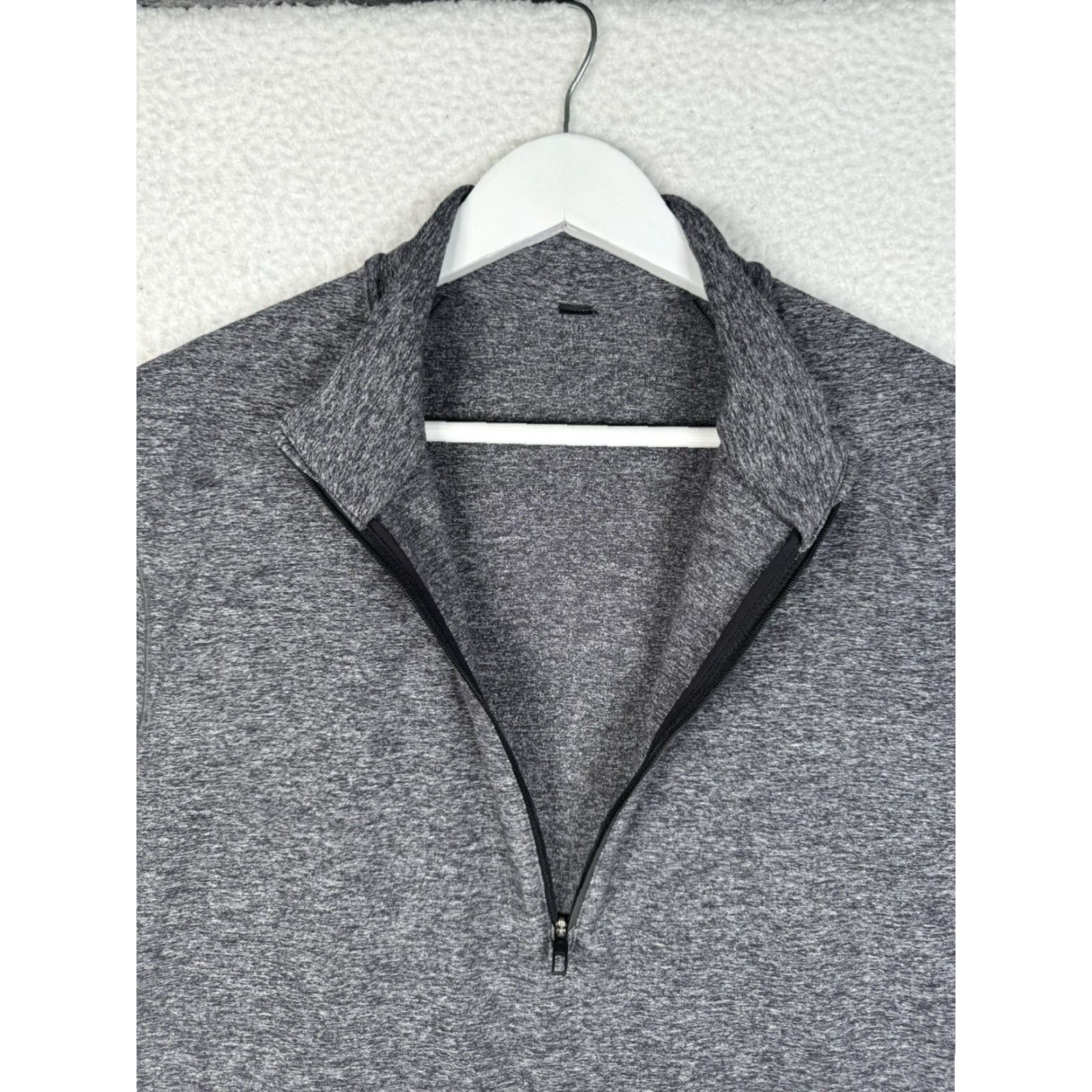 Lululemon Lululemon Metal Vent Tech Half 1/2 Zip Performance Shirt Mens Large - Gray Size US L / EU 52-54 / 3 - 4 Thumbnail