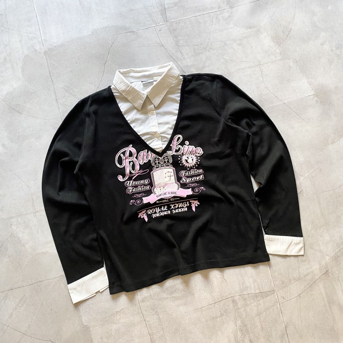 Hysteric Glamour × Undercover Punk Royal Kings Double Layered Long Sleeve Hysteric Vibe Size M / US 6-8 / IT 42-44 - 1 Thumbnail