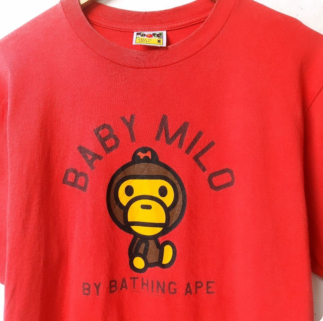 Bape BAPE Baby Milo Tshirt Size US M / EU 48-50 / 2 - 3 Thumbnail