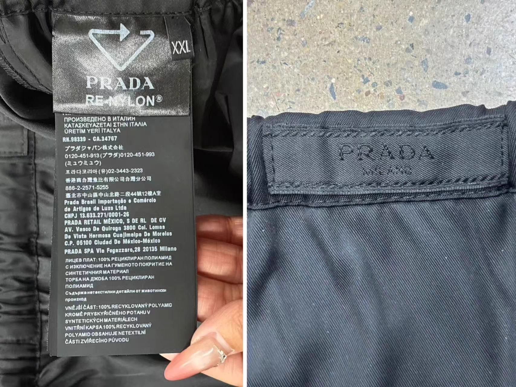 Prada Prada re-nylon metal triangle logo sweatpants XXL NWT Size US 40 / EU 56 - 8 Thumbnail