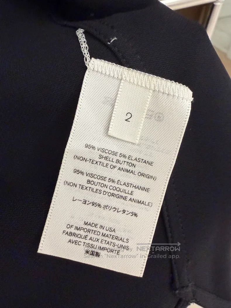 The Row The Row size 2 Black long-sleeved shirt Size M / US 6-8 / IT 42-44 - 3 Thumbnail