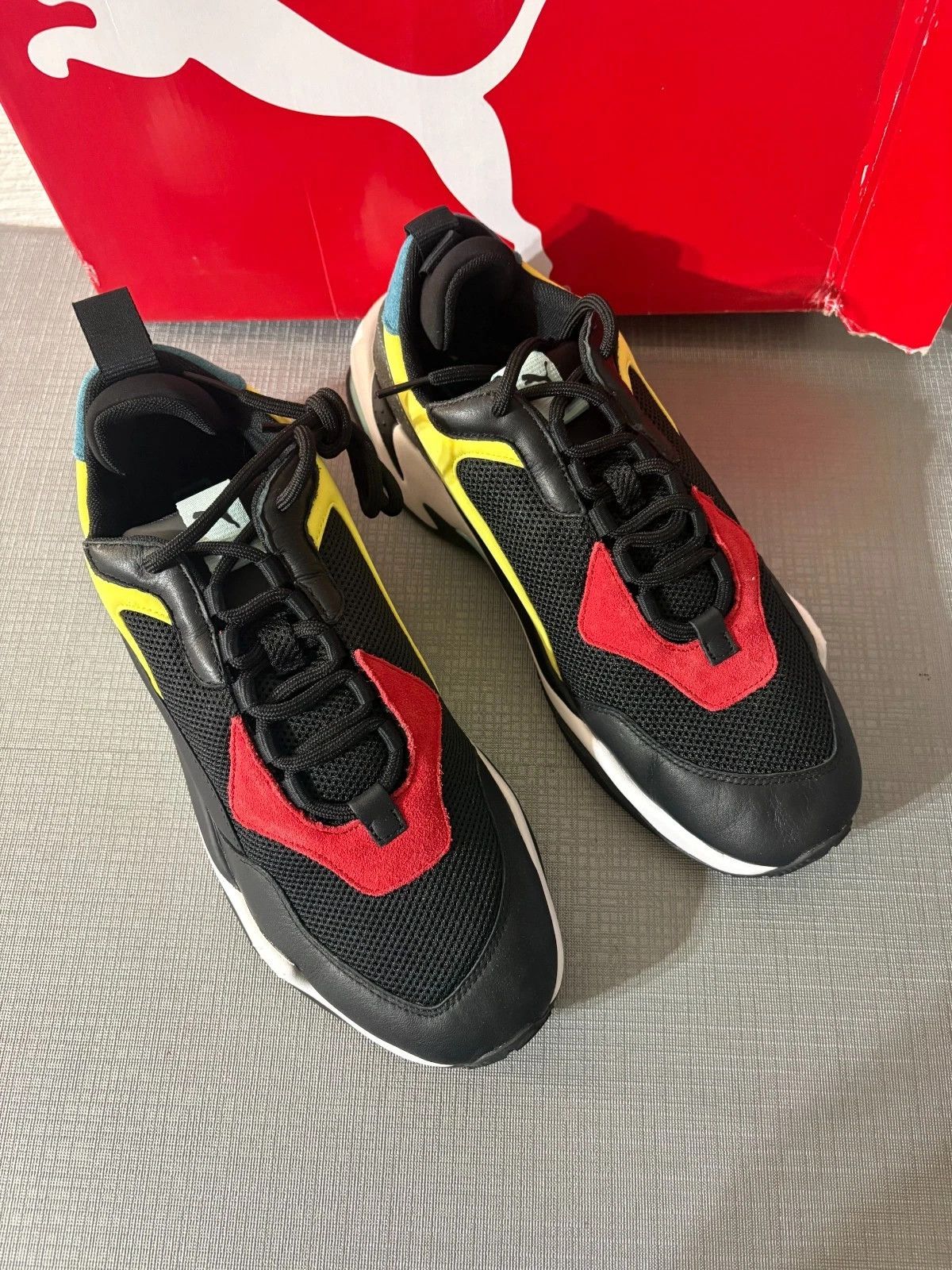 Puma PUMA Thunder Spectra Color-Block Low-Top Sneakers Size US 10 / EU 43 - 7 Thumbnail