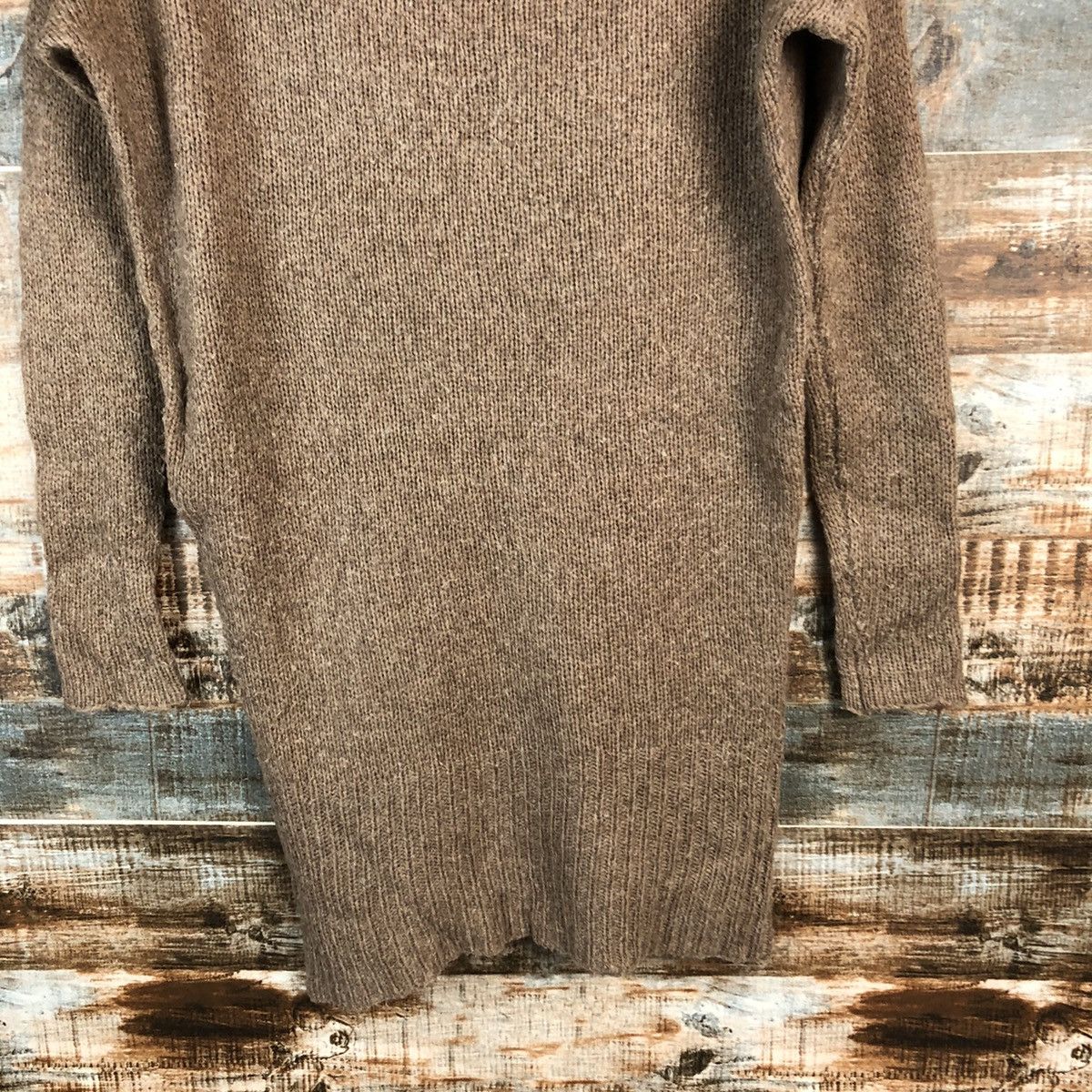 Homespun Knitwear × Japanese Brand Cloudney And John Wad wool Brown Knitwear #A2215 Size L / US 10 / IT 46 - 6 Thumbnail