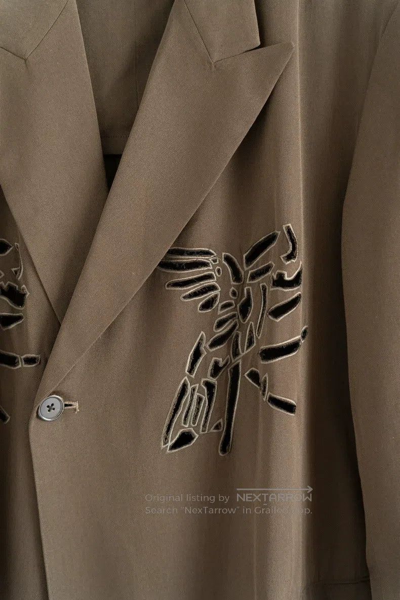 Yohji Yamamoto YOHJI YAMAMOTO Flower and Youth Hollow Out Overcoat Size US M / EU 48-50 / 2 - 4 Thumbnail