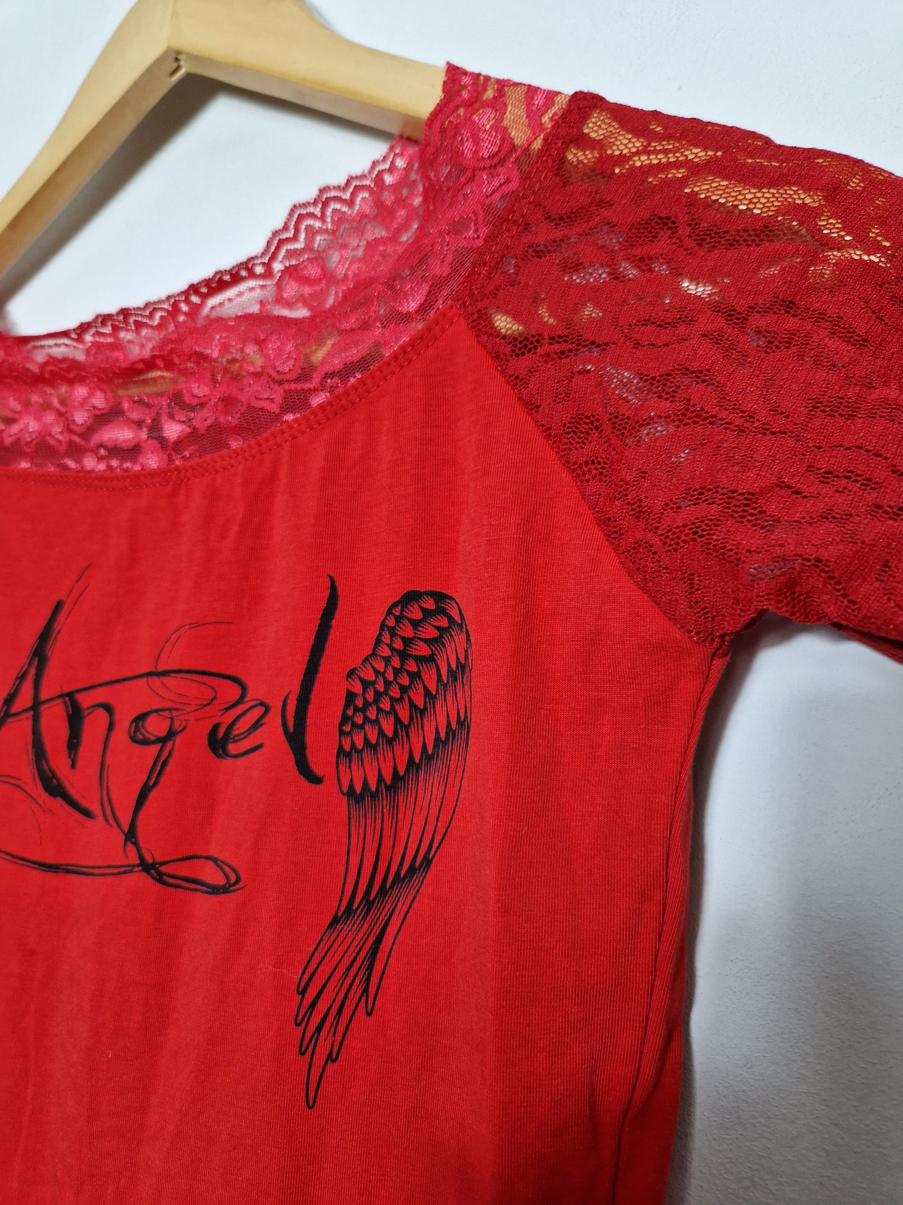 Hysteric Glamour vintage y2k goth emo punk rave angel wings top Size S / US 4 / IT 40 - 6 Thumbnail