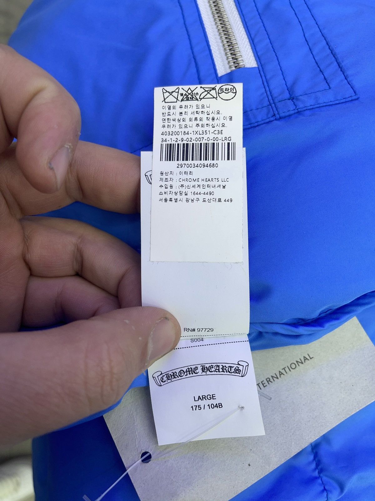 Chrome Hearts Chrome hearts vest blue Size 38L - 9 Thumbnail