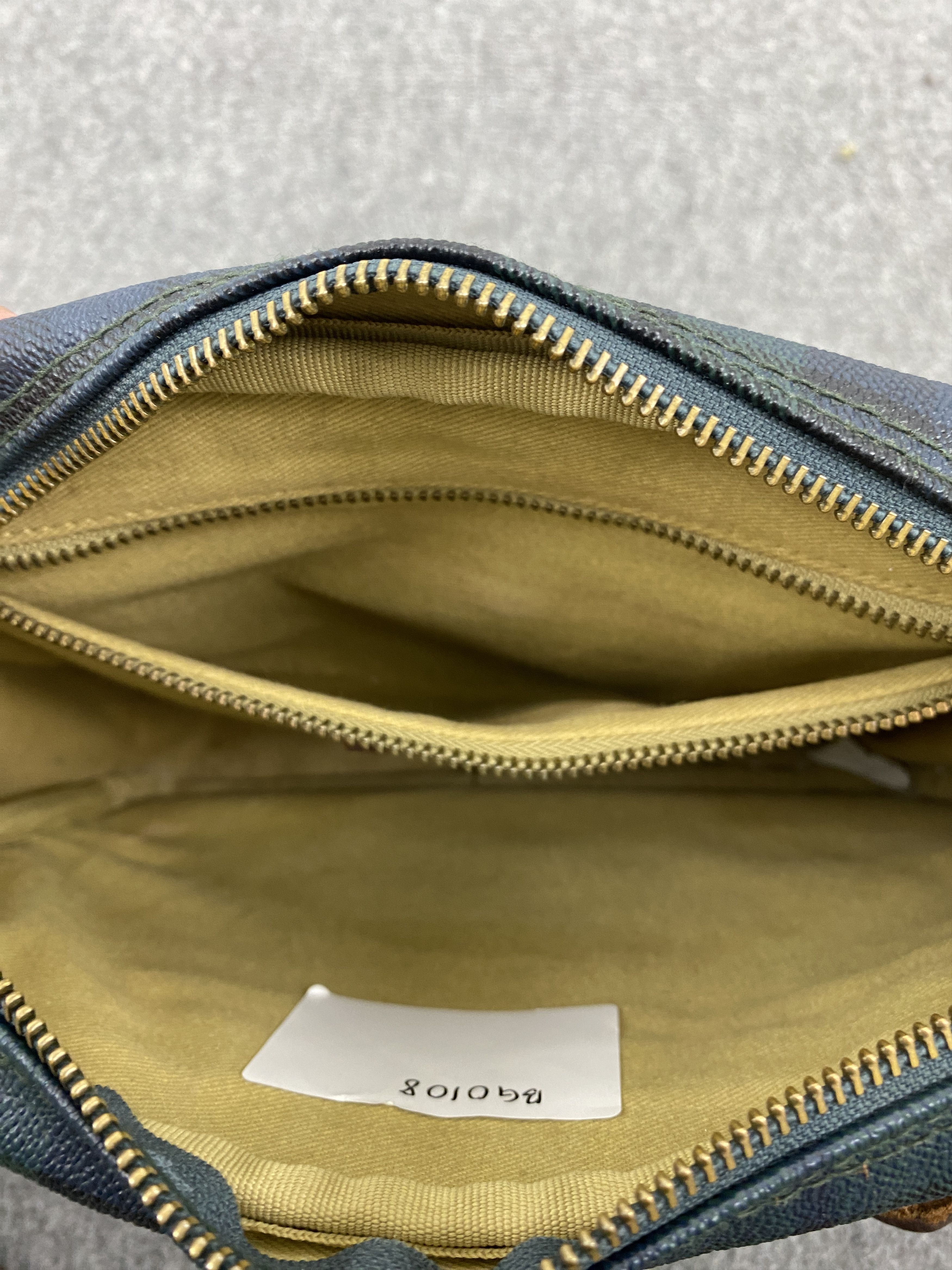 Polo Ralph Lauren × Vintage Vintage 90s Polo RL Plaid Blackwatch Leather Bag BG0108 Size ONE SIZE - 14 Thumbnail