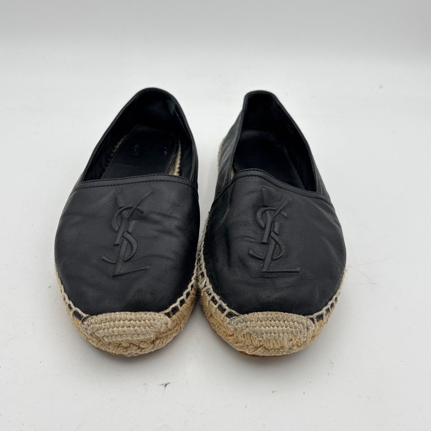 Saint Laurent Paris YSL Saint Laurent Logo Leather Espadrille Shoes Men 43 US 10 Size US 9 / IT 39 - 1 Thumbnail