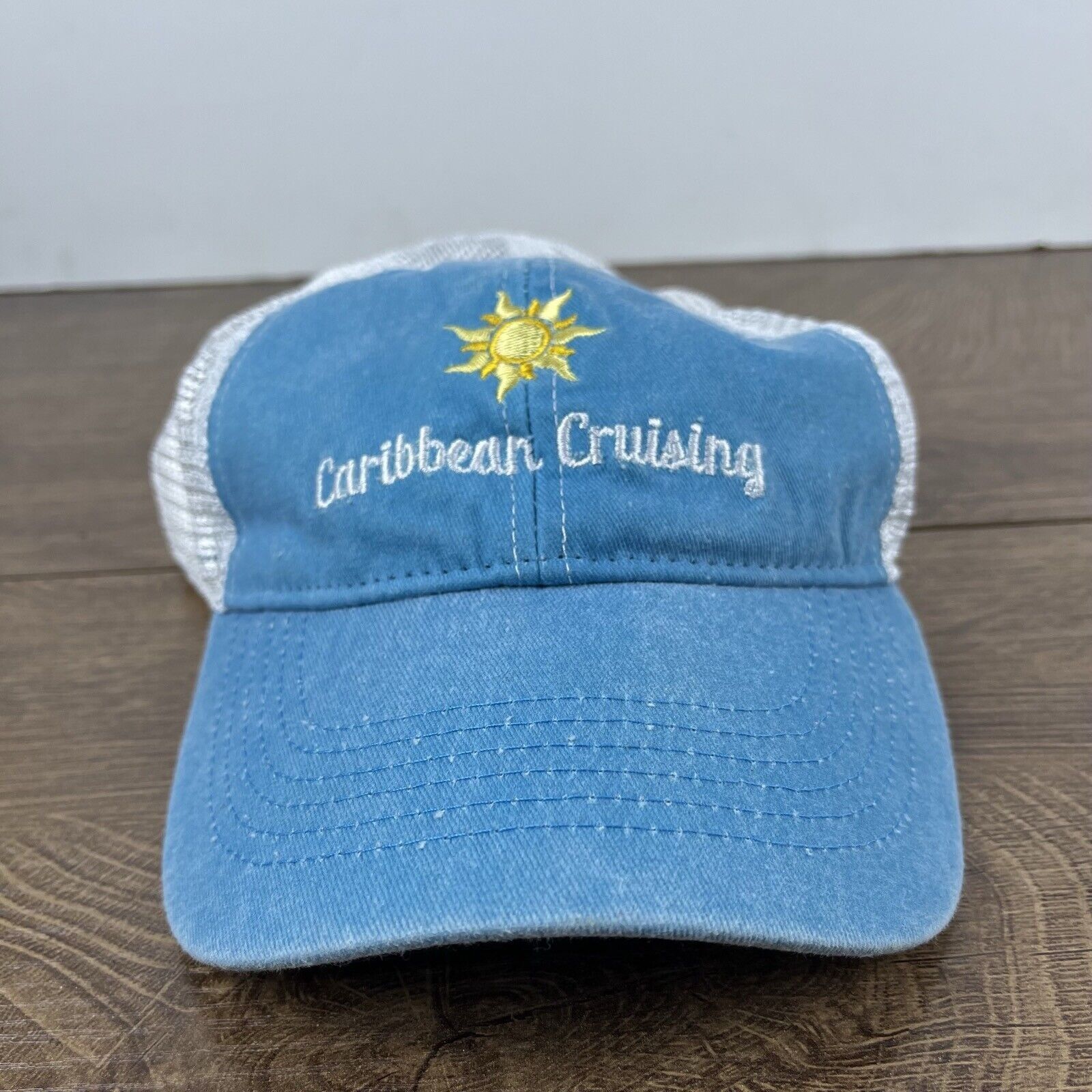 Other Caribbean Cruising Hat Snapback Hat Blue Hat Adjustable Blue Size ONE SIZE - 4 Thumbnail