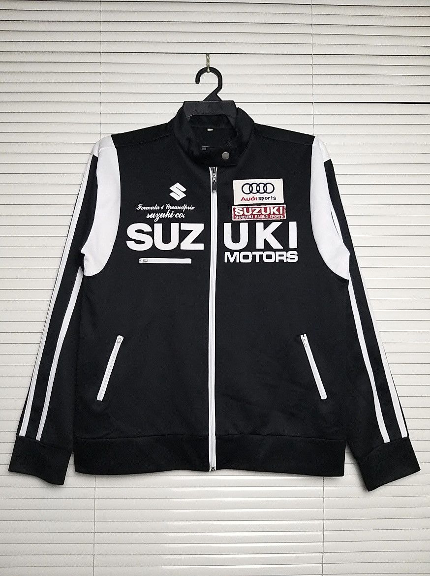 Sports Specialties VINTAGE SUZUKI MOTORS F1 GRANDPRIX ZIPPER JACKET Size US L / EU 52-54 / 3 - 1 Thumbnail