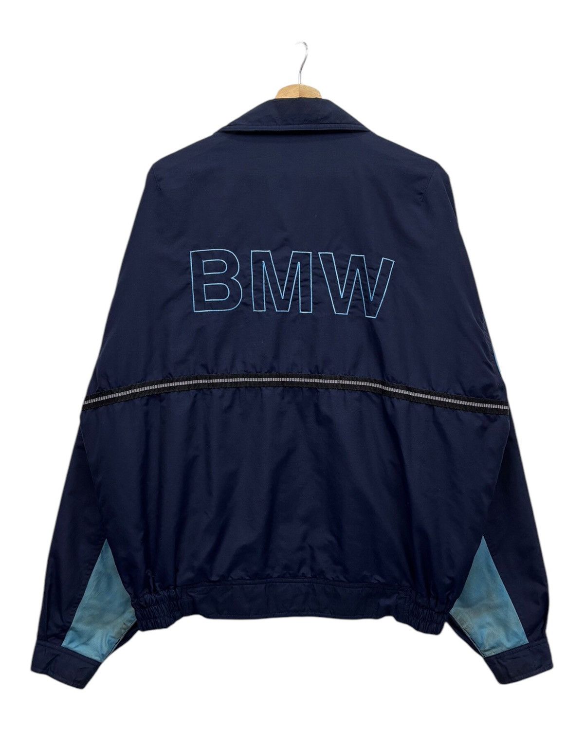 BMW × Sports Specialties VINTAGE 80s BMW RACING WORKWEAR JACKET BOMBER JACKET Size US XL / EU 56 / 4 - 2 Thumbnail