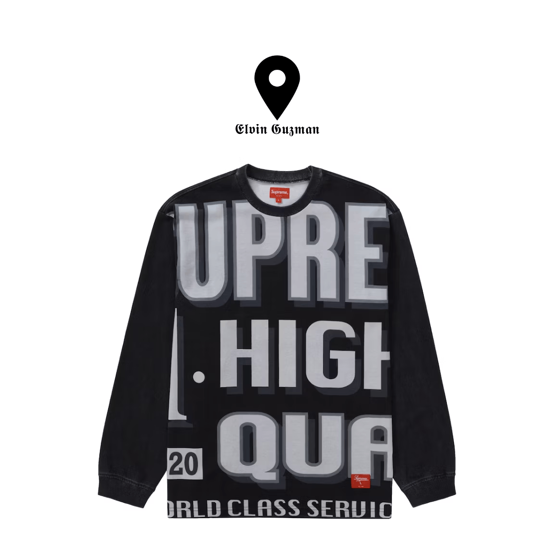 image of Supreme 1 High Qua World Class Service 2020 in Black, Men's (Size Medium)