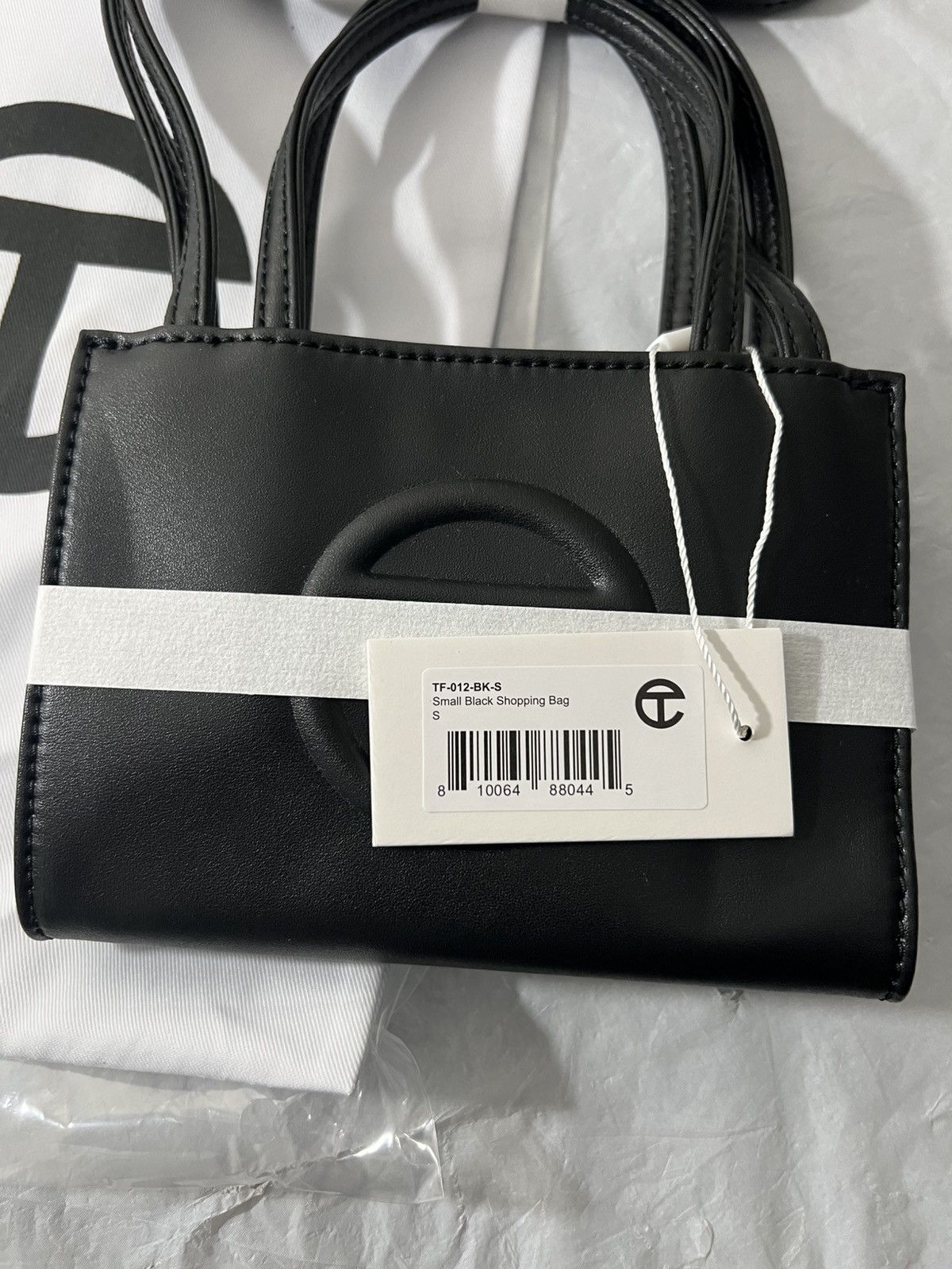 TF small outlet black shopping bag