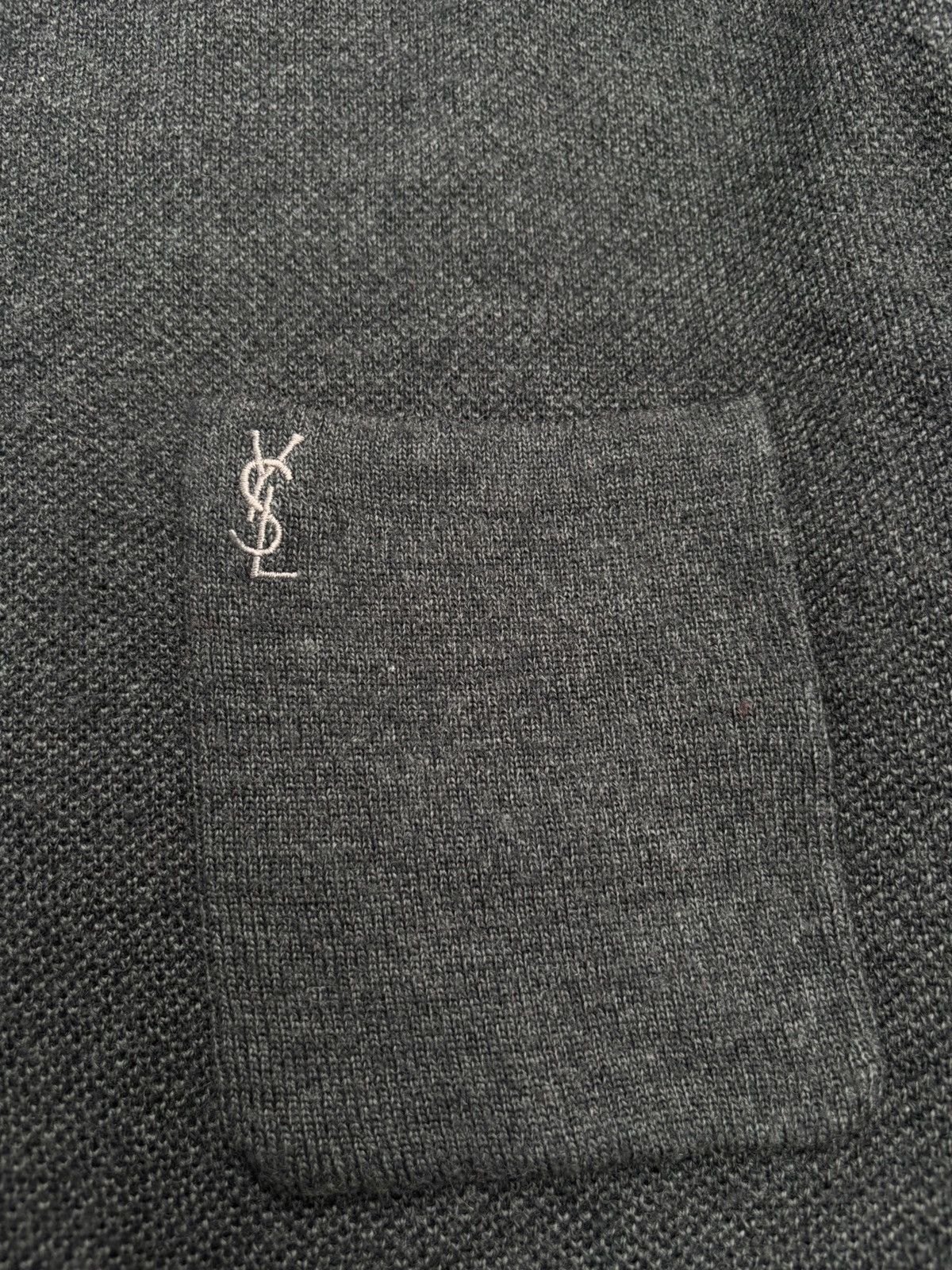 Saint Laurent Paris × Yves Saint Laurent 1980s Half Zip Wool Sweater Size US M / EU 48-50 / 2 - 4 Thumbnail
