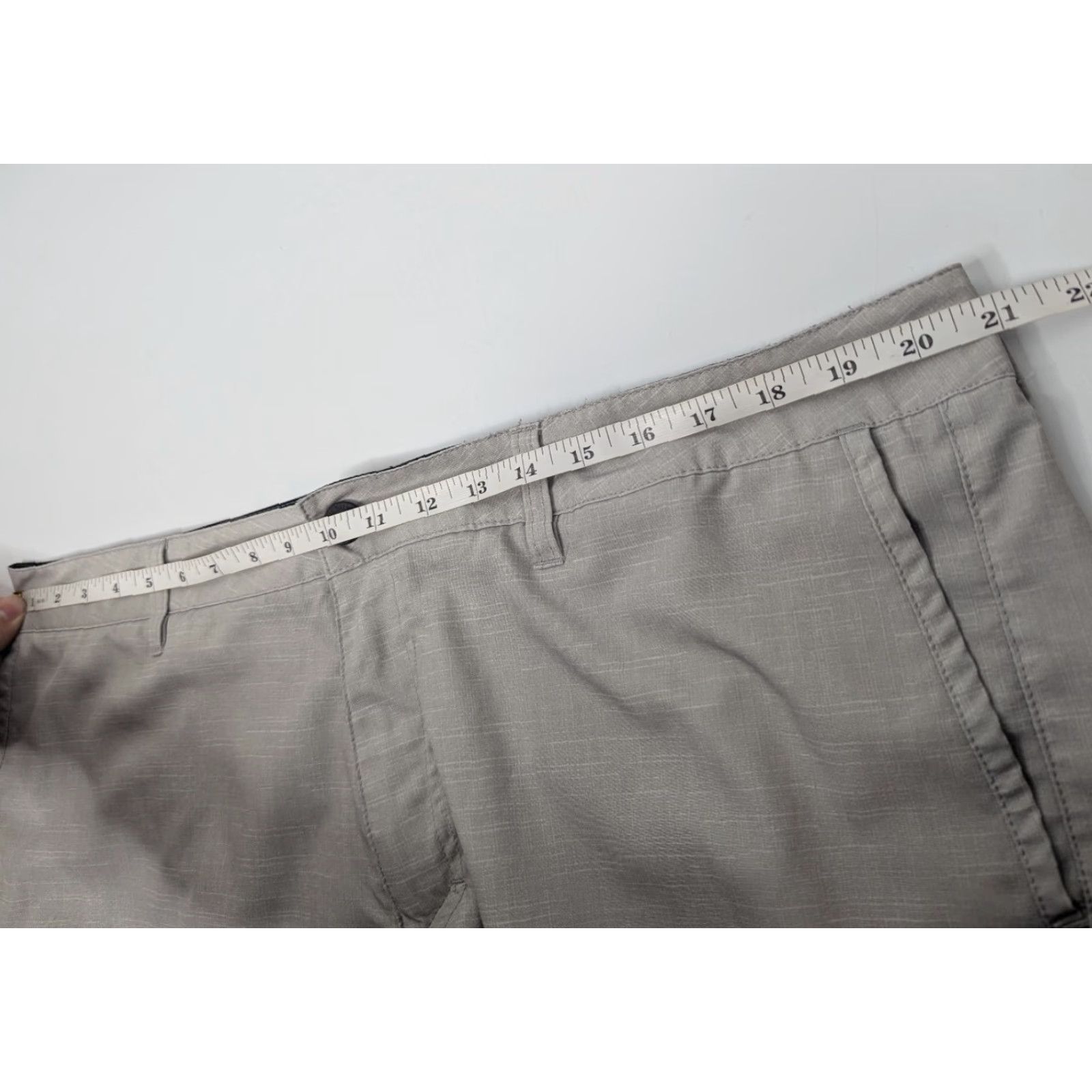 Quiksilver Quiksilver Men Shorts 40 Gray Chino Casual Stretch Flat Front Beach Regular Size US 40 / EU 56 - 4 Thumbnail