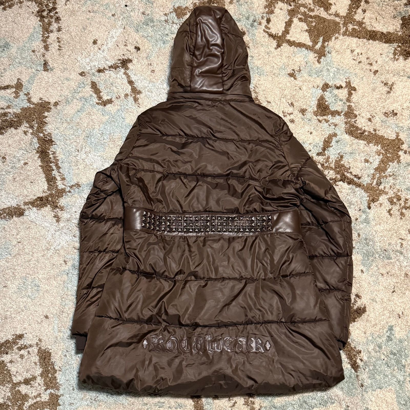 Rocawear Rocawear Faux Fur Hood Puffer Jacket Size XL Mocha Brown Y2K Size XL / US 12-14 / IT 48-50 - 2 Thumbnail