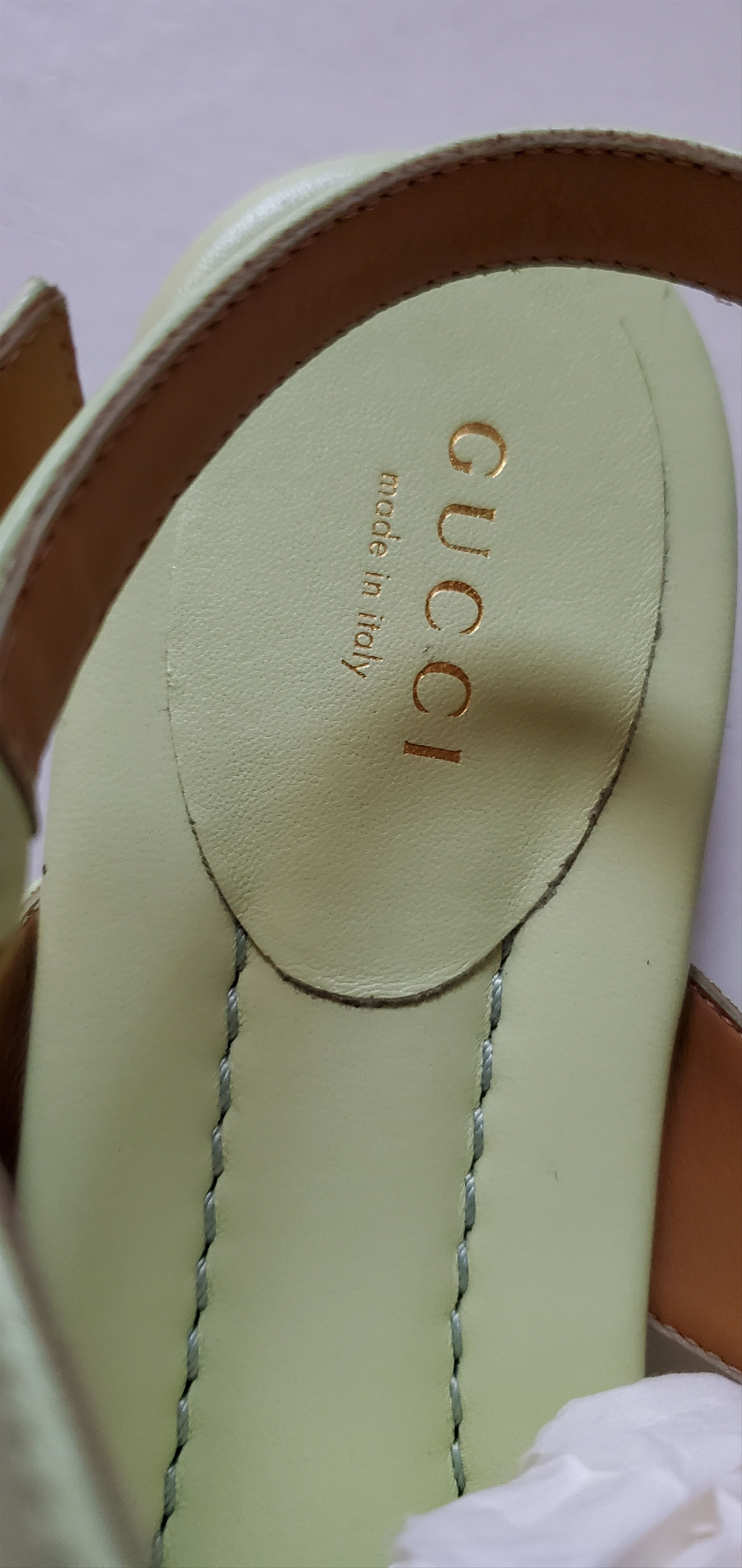 Gucci NIB Gucci Marmont GG patent leather thong sandals IT 37.5 Size US 7.5 / IT 37.5 - 6 Thumbnail