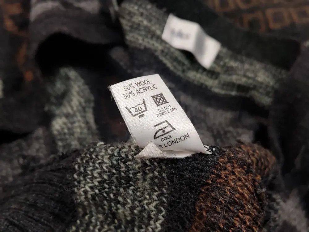 Japanese Brand Vintage 90's Japanese Patterned Cardigan Knitted Sweater Size US L / EU 52-54 / 3 - 9 Thumbnail