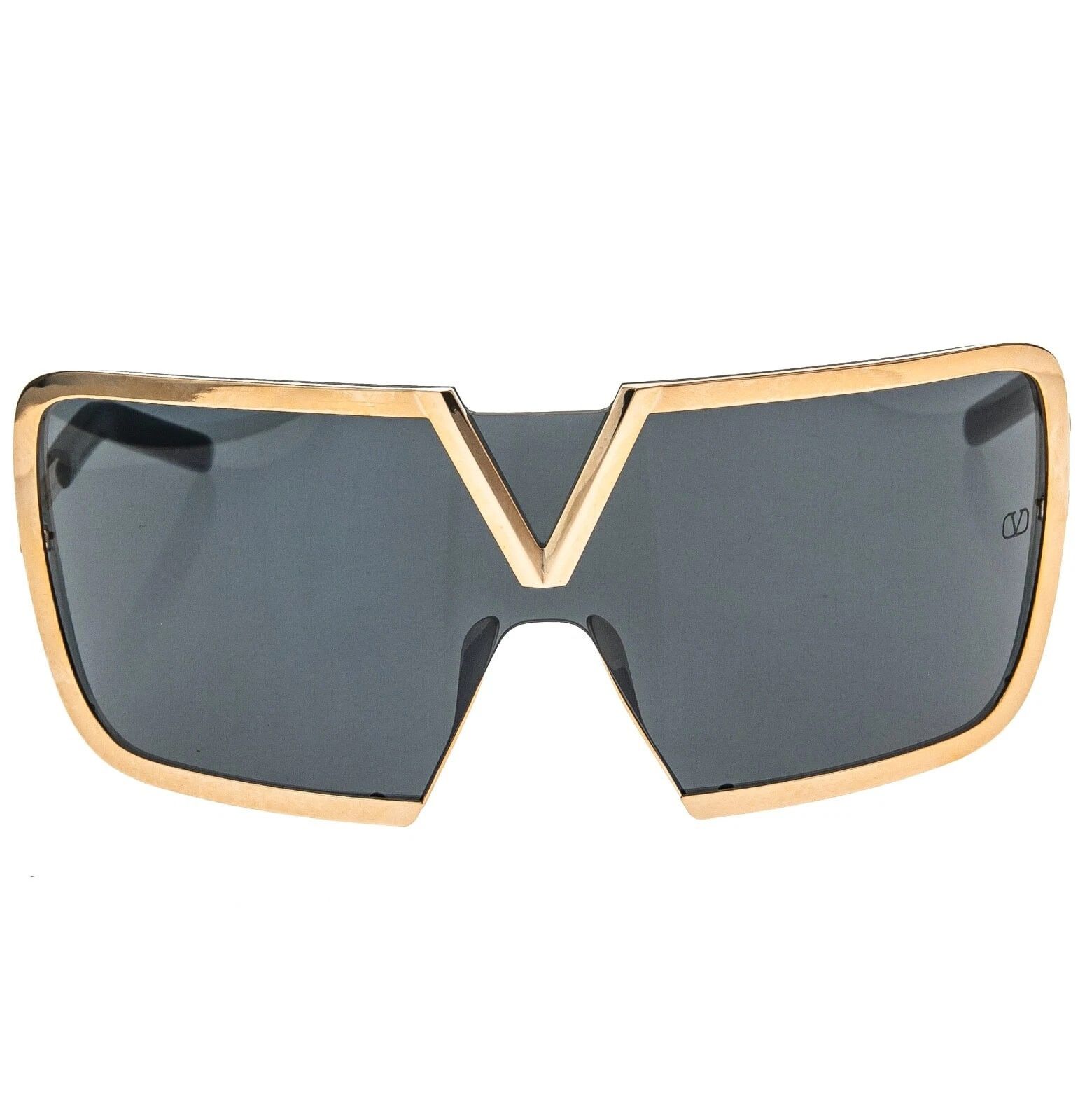 Valentino VALENTINO V Romask VLS120 Gold Titanium Black Mask VLS 120A Size ONE SIZE - 9 Thumbnail