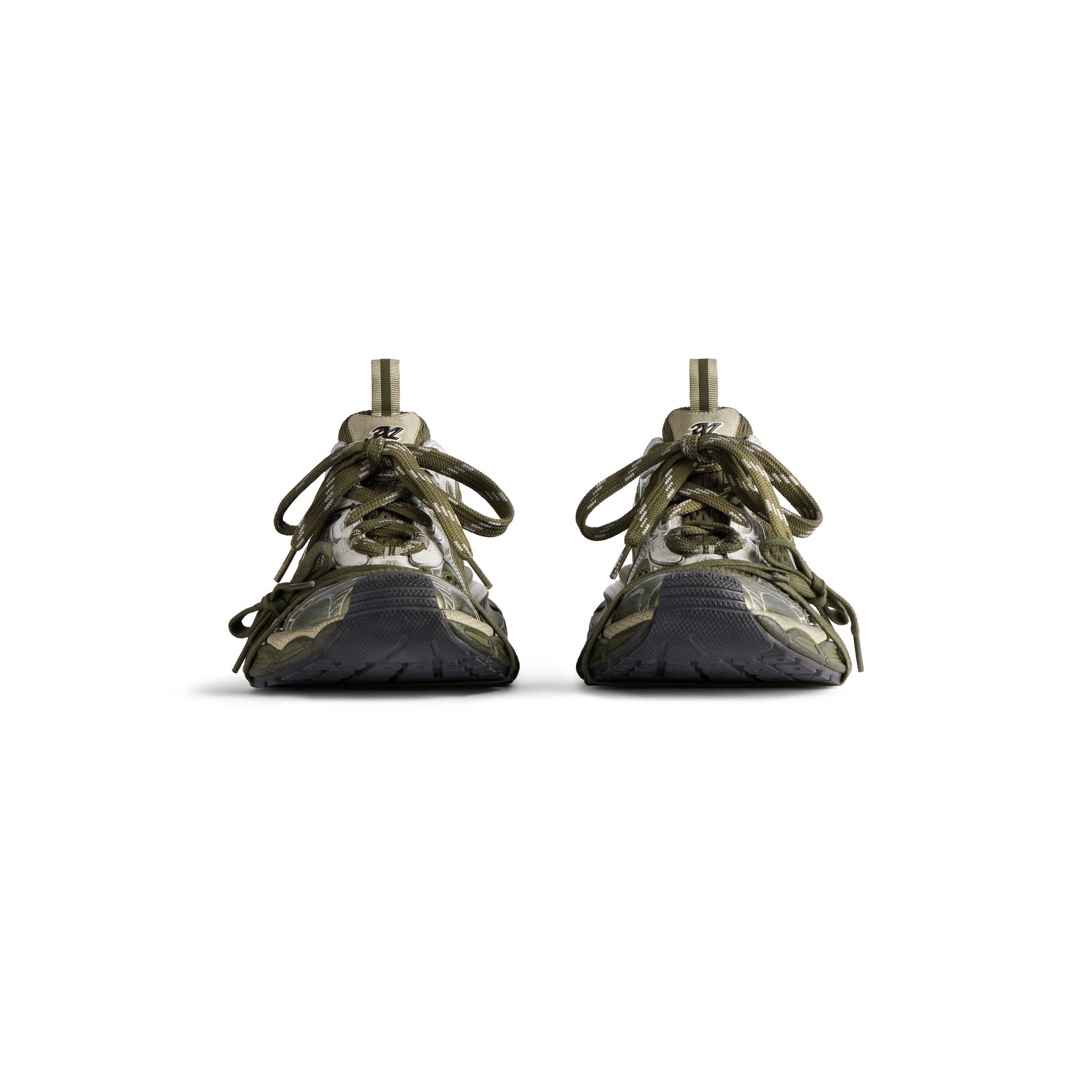 Balenciaga Balenciaga 3XL Chunky Sneaker in Dark Green/Light Beige Mesh Size US 10 / EU 43 - 5 Thumbnail
