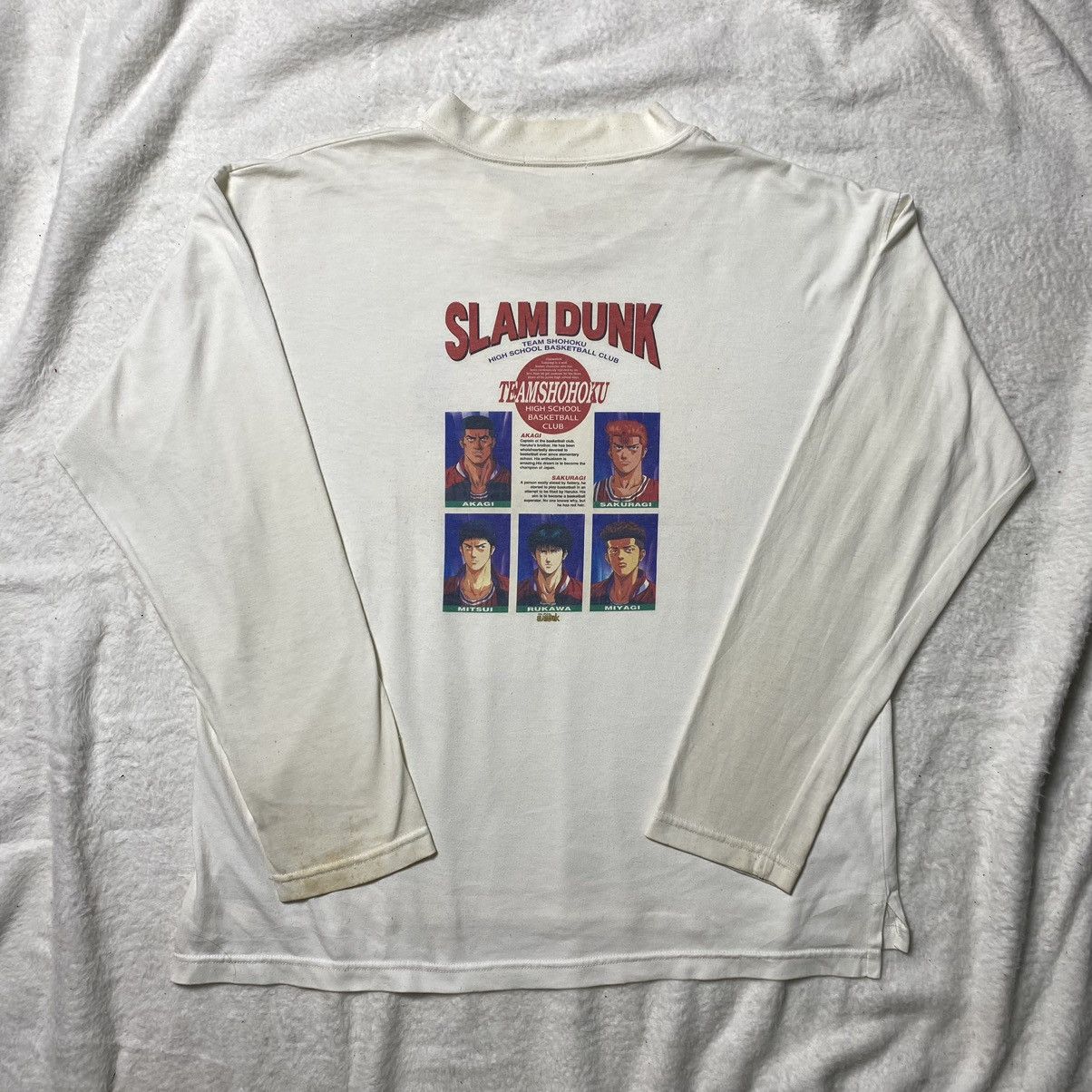 Anime Slamdunk Shohoku Vintage Tee Size US M / EU 48-50 / 2 - 3 Thumbnail