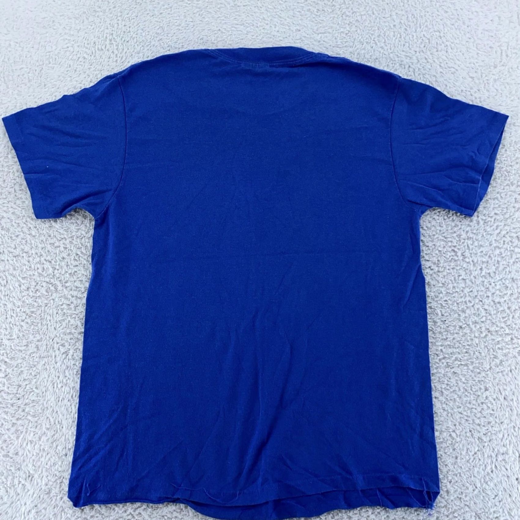 Vintage VINTAGE Sportswear T-Shirt Blue Shirt Mens S Crew Neck Short Sleeve Cotton Solid 80s Minimalist Classic CNNonsense Size US S / EU 44-46 / 1 - 4 Thumbnail