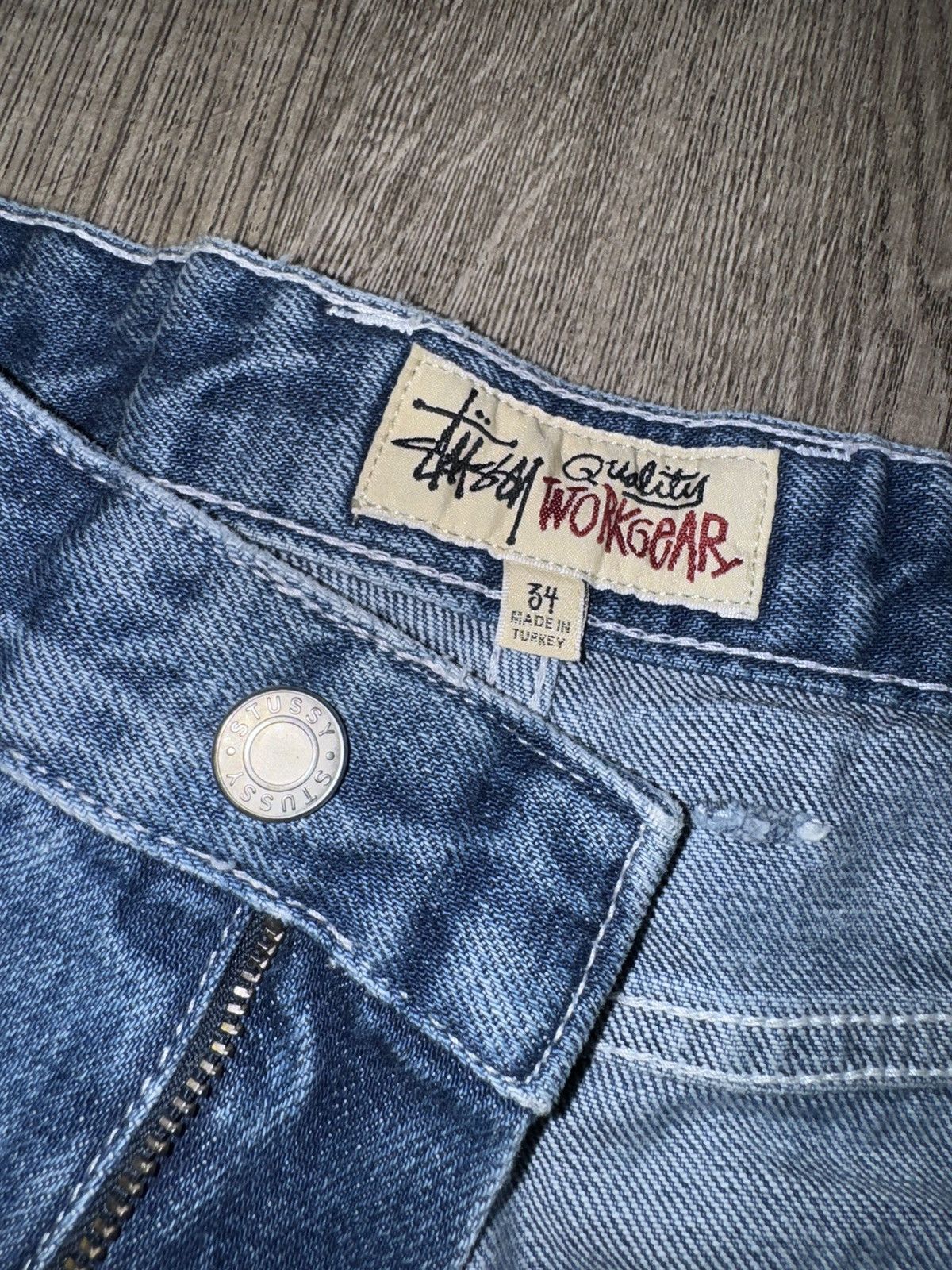 Stussy Denim Work Pant Size US 34 / EU 50 - 3 Thumbnail