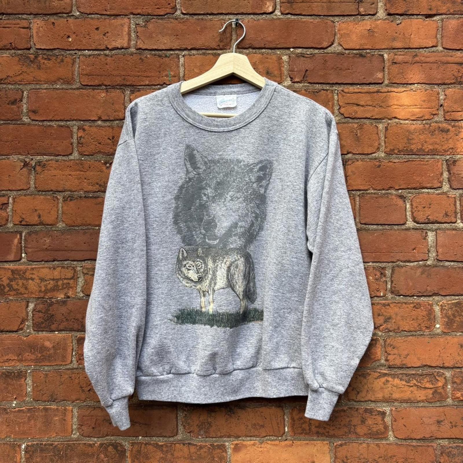 Other vintage wolf crewneck sweatshirt 90s M/L Size US L / EU 52-54 / 3 - 1 Thumbnail