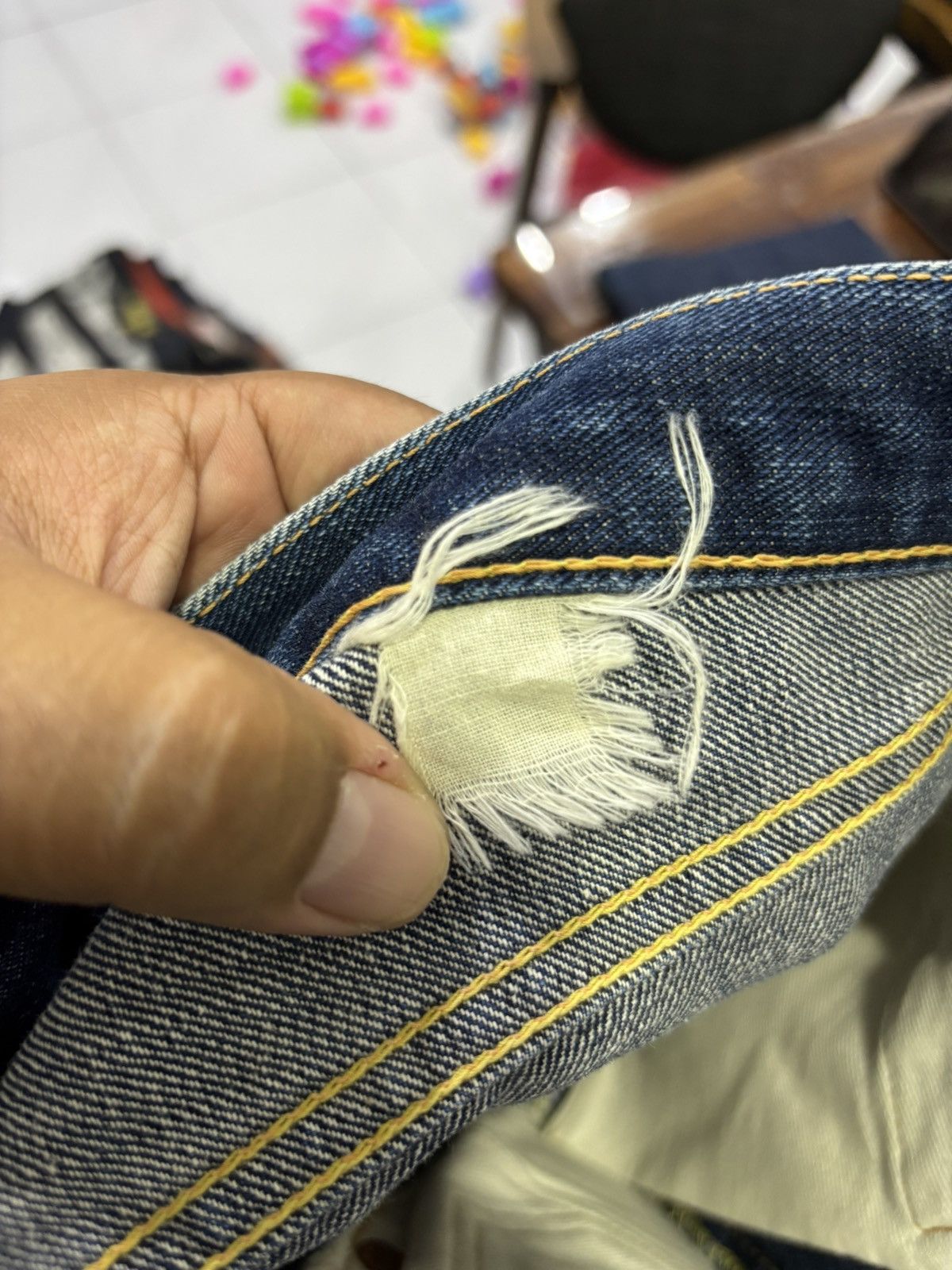 Sugar Cane Sugar Cane Union Star Selvedge Jeans Size US 31 - 9 Thumbnail