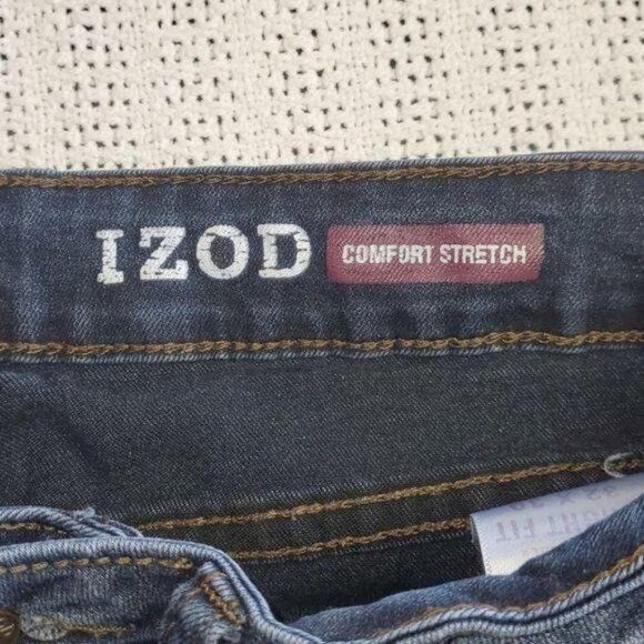 Izod Izod Comfort Straight Stretch Sz. 32 x 30 Blue Jeans Size US 32 / EU 48 - 7 Thumbnail