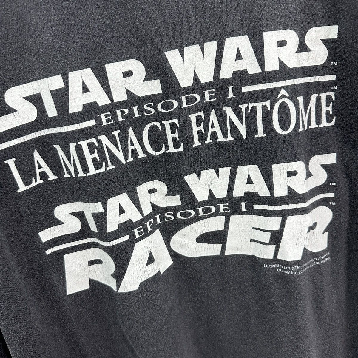Vintage Vintage 90s Star Wars Episode 1 Racer tee washed movie y2k Size US XL / EU 56 / 4 - 5 Thumbnail
