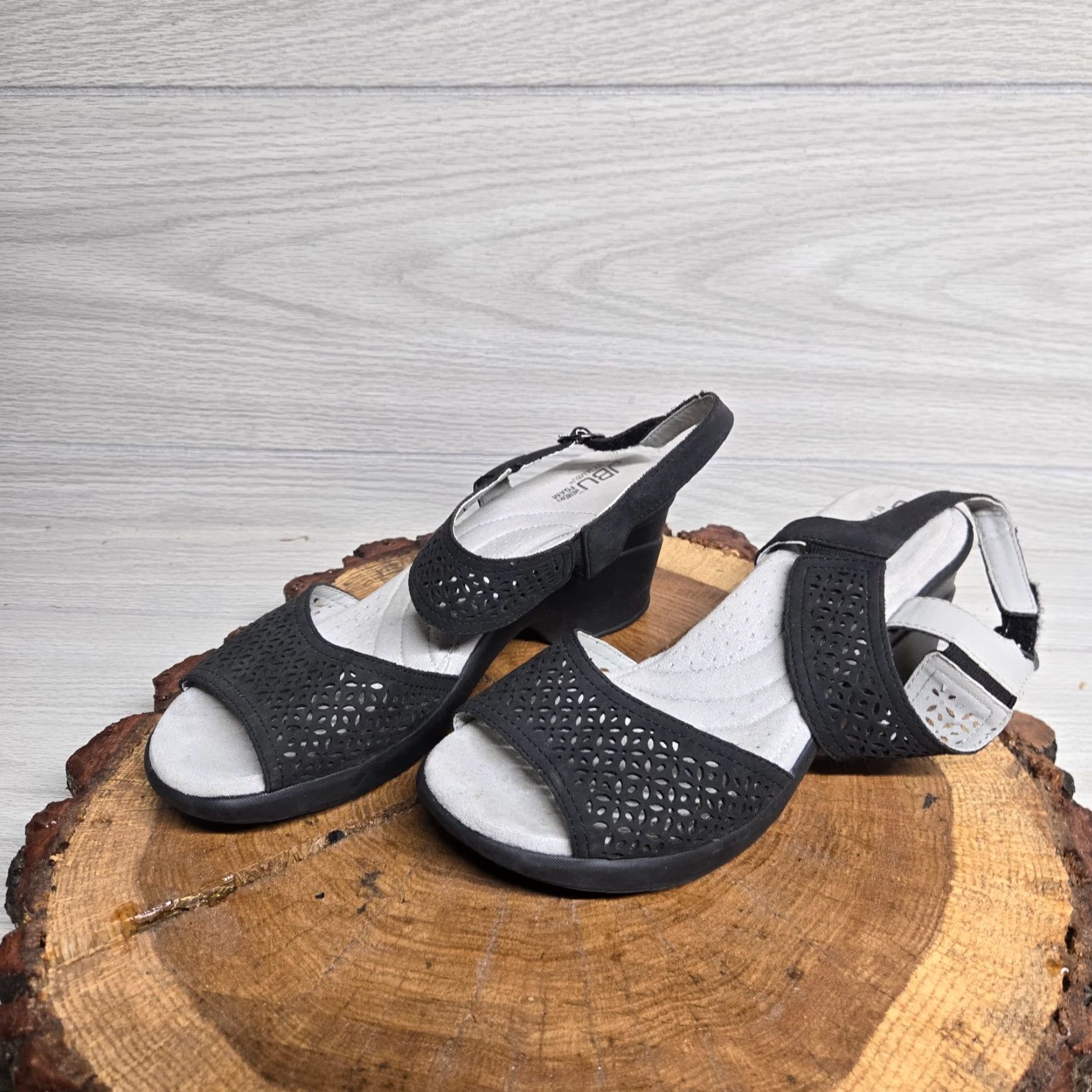 Vintage VINTAGE Jambu Women Sandals Bohemian Black Vegan Adjustable Cushioned Size 8M Size US 8 / IT 38 - 2 Thumbnail