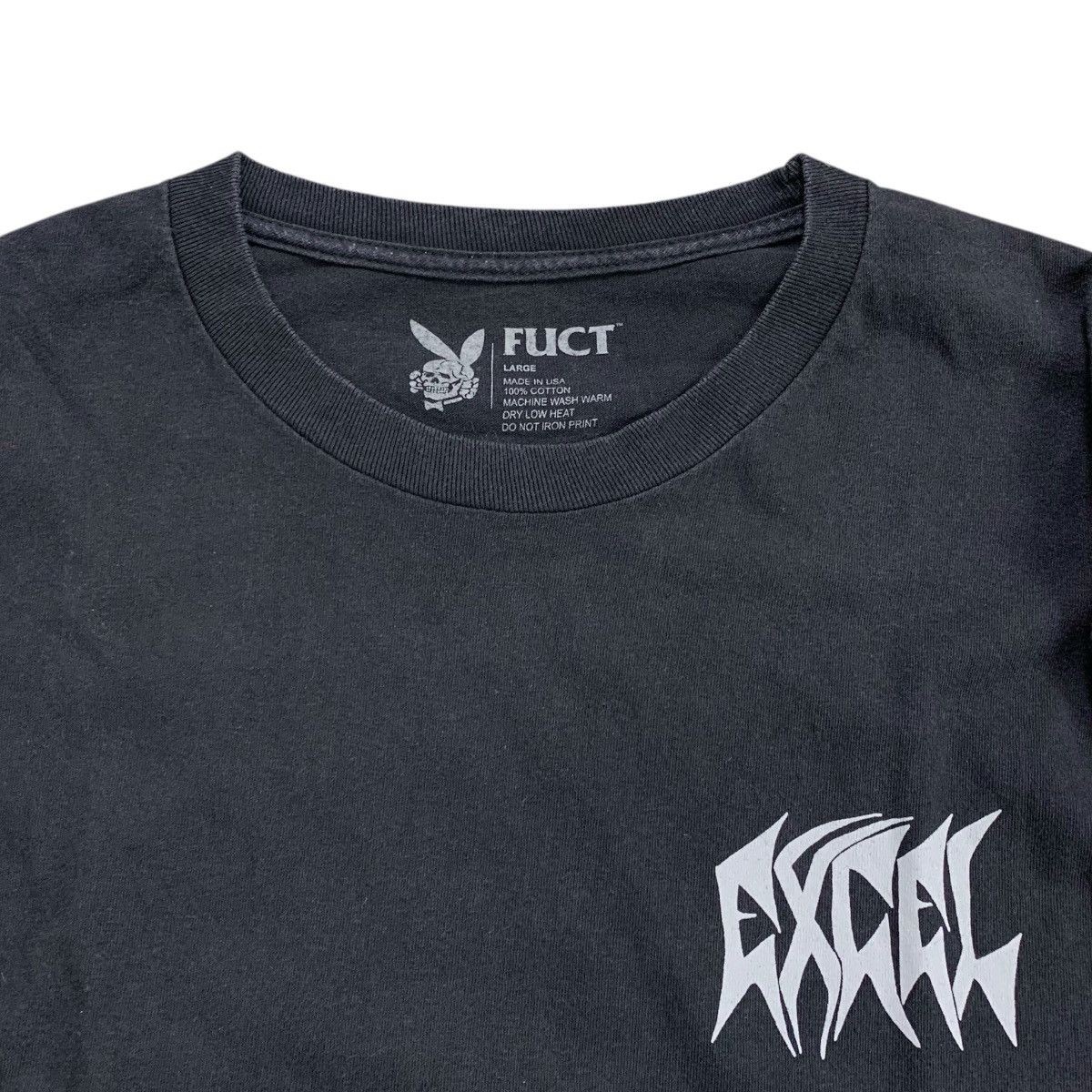 FUCT × Vintage Rare FUCT x Excel Rock Band Longslevee Tshirt Size US L / EU 52-54 / 3 - 6 Thumbnail