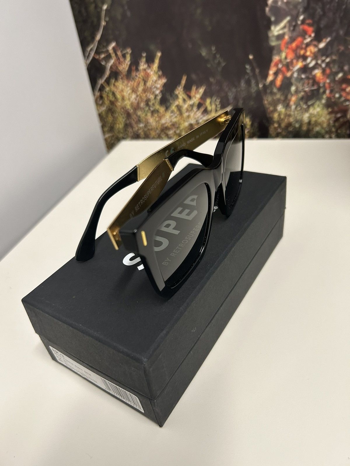 Retrosuperfuture Aalto Francis Black Gold Size ONE SIZE - 4 Thumbnail