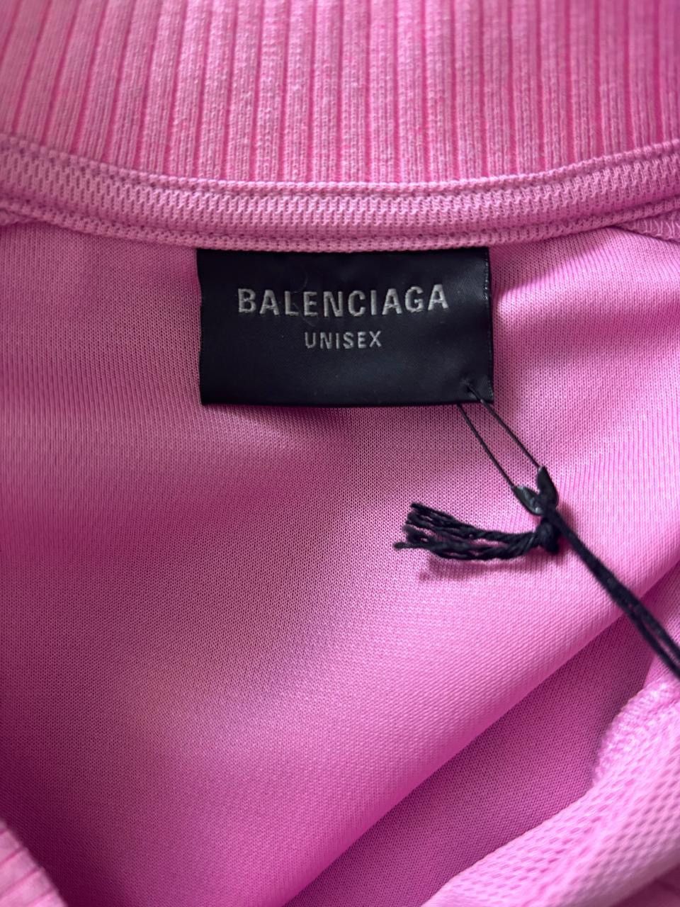 Balenciaga ‼️SIZE 5 ‼️Balenciaga MIAMI Soccer Jersey T-Shirt in Pink Size US XL / EU 56 / 4 - 6 Thumbnail