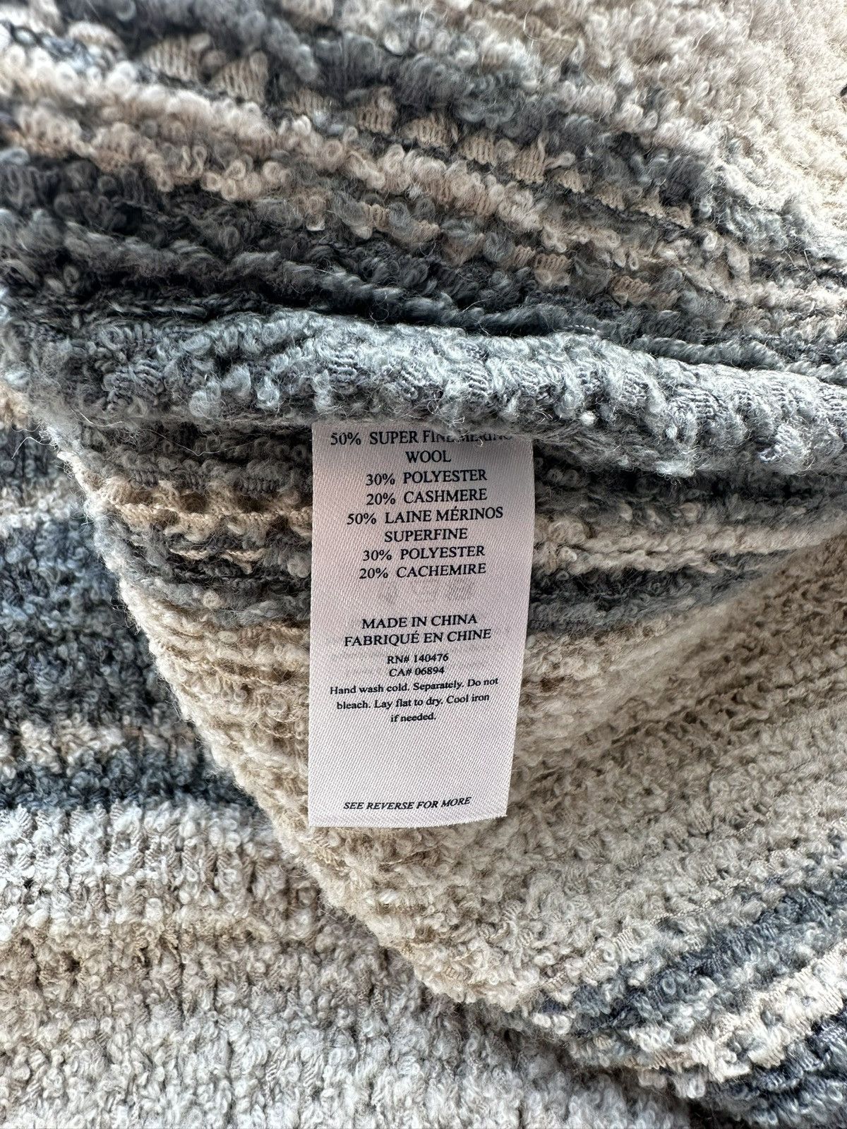Faherty Baja Striped Hoodie Size US L / EU 52-54 / 3 - 4 Thumbnail
