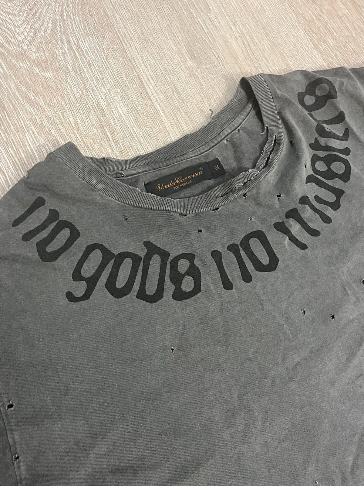 Undercover SS03 Scab No Gods No Masters Tee Size US M / EU 48-50 / 2 - 3 Thumbnail